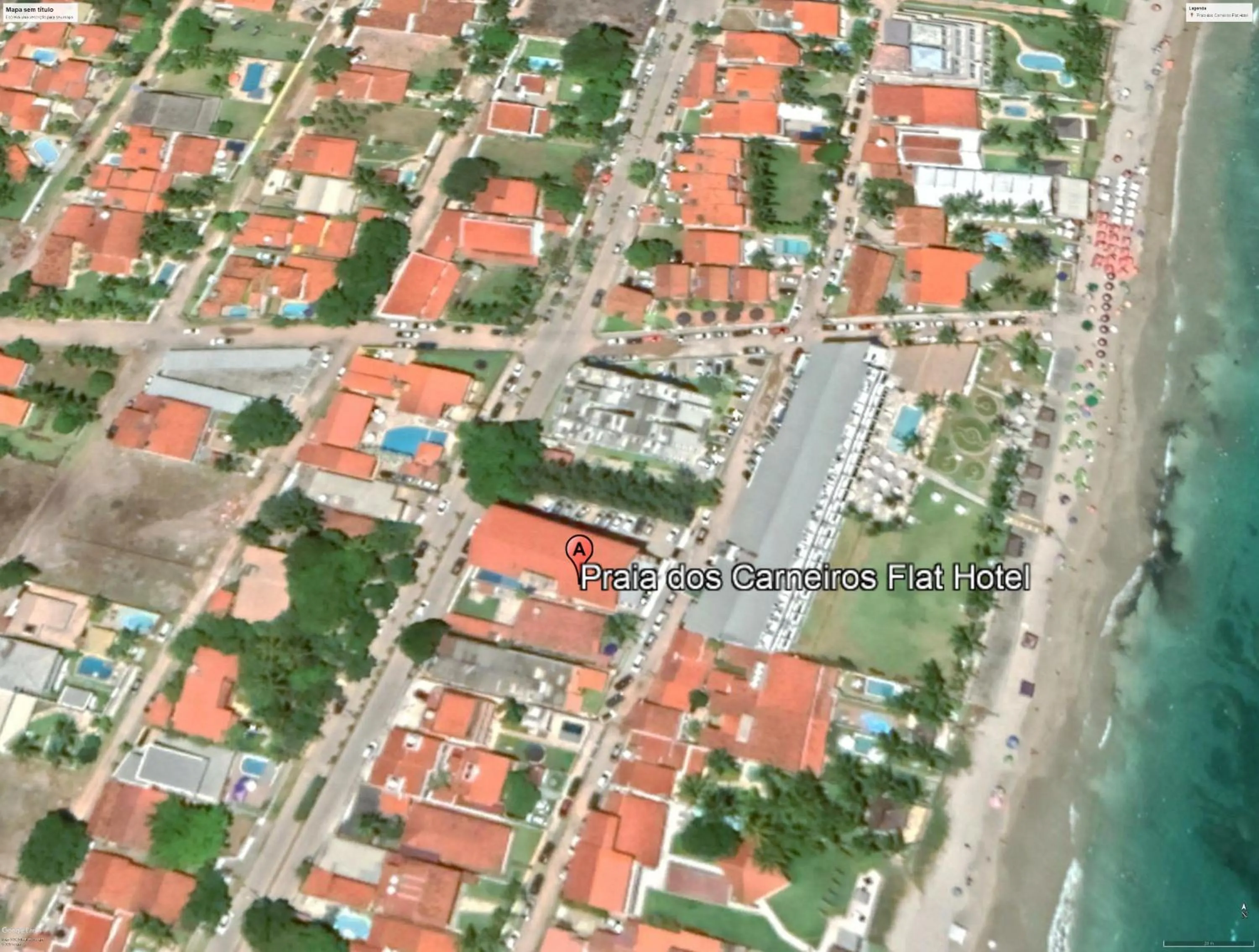 Property building in Praia Carneiros Flat Hotel