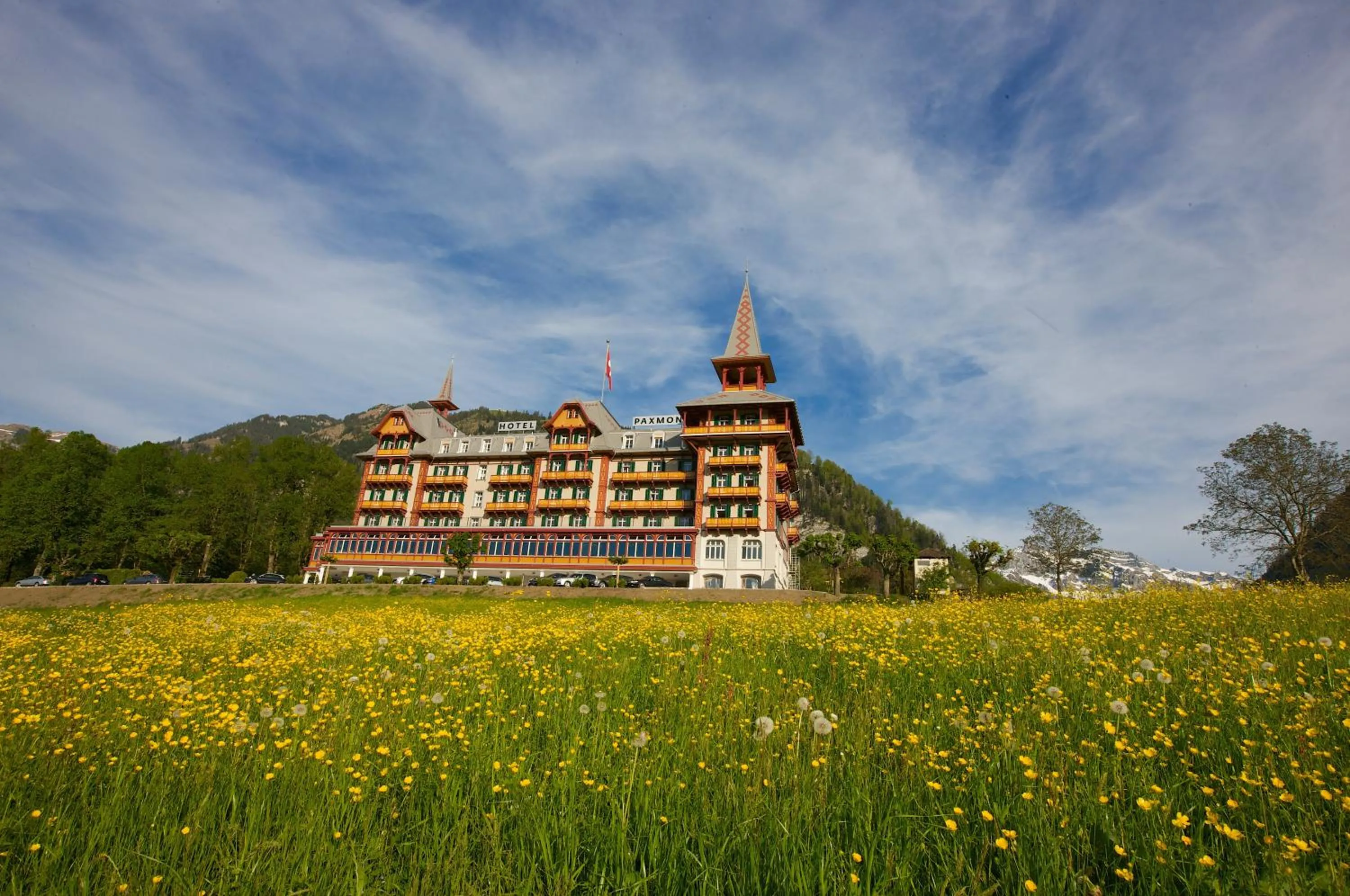 Facade/entrance in Jugendstilhotel Paxmontana