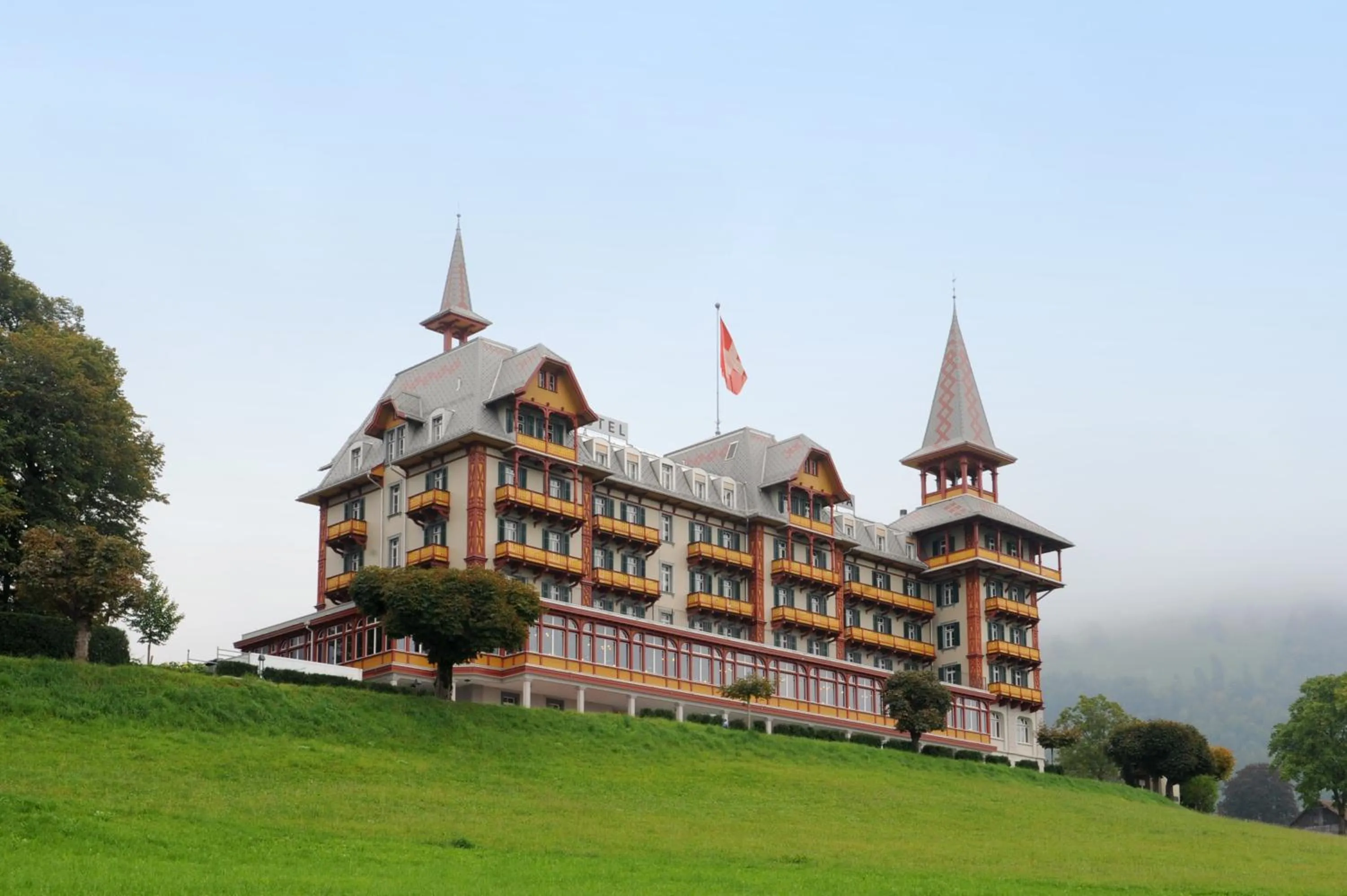 Facade/entrance in Jugendstilhotel Paxmontana