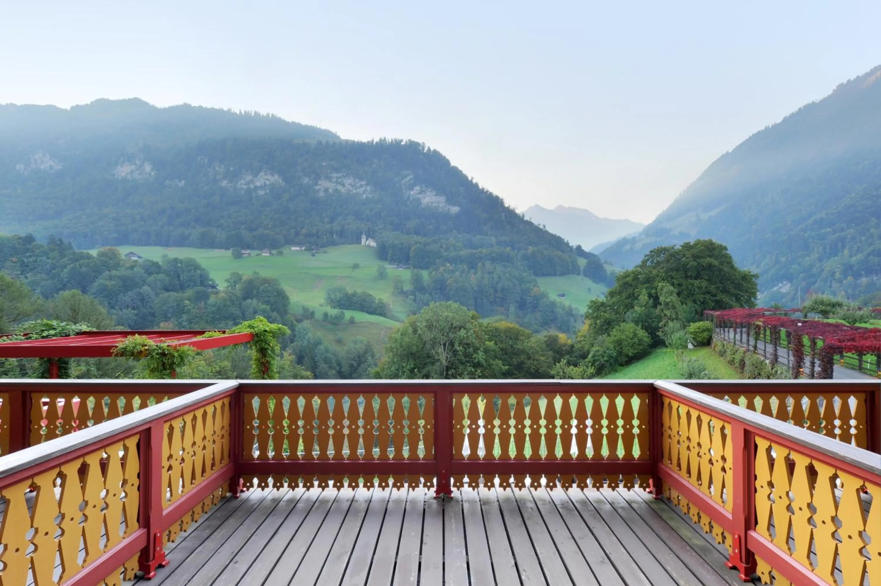 Balcony/Terrace in Jugendstilhotel Paxmontana