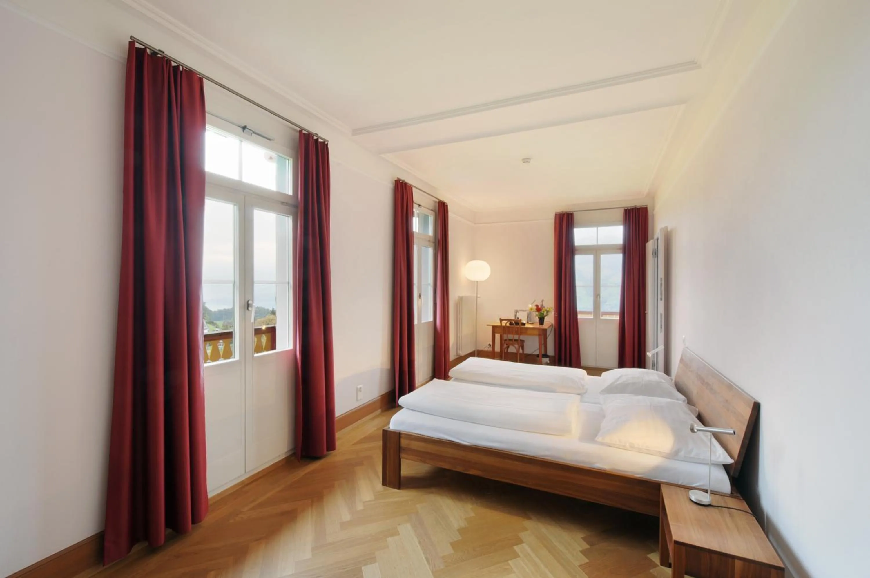 Photo of the whole room, Bed in Jugendstilhotel Paxmontana