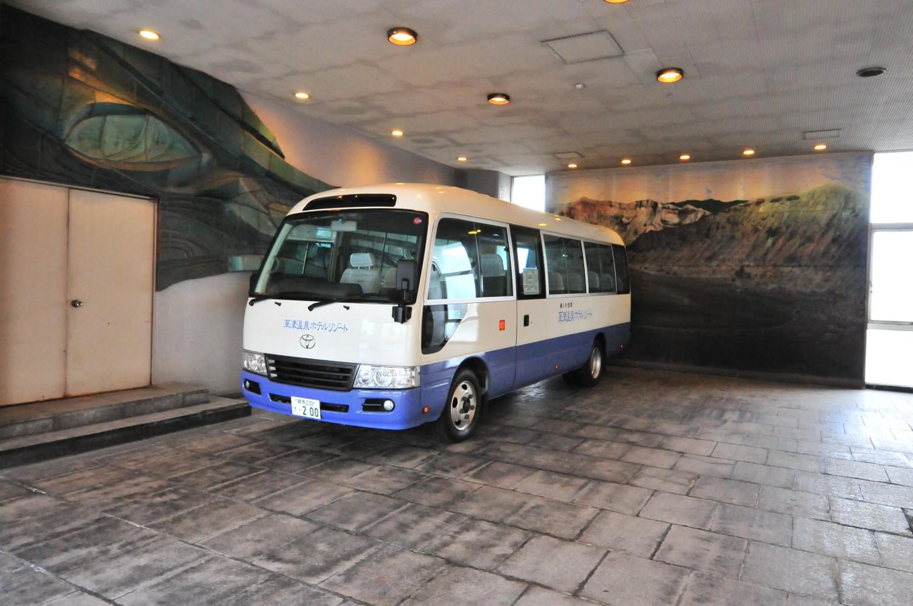 Location in KAMENOI HOTEL Kusatsu Resort