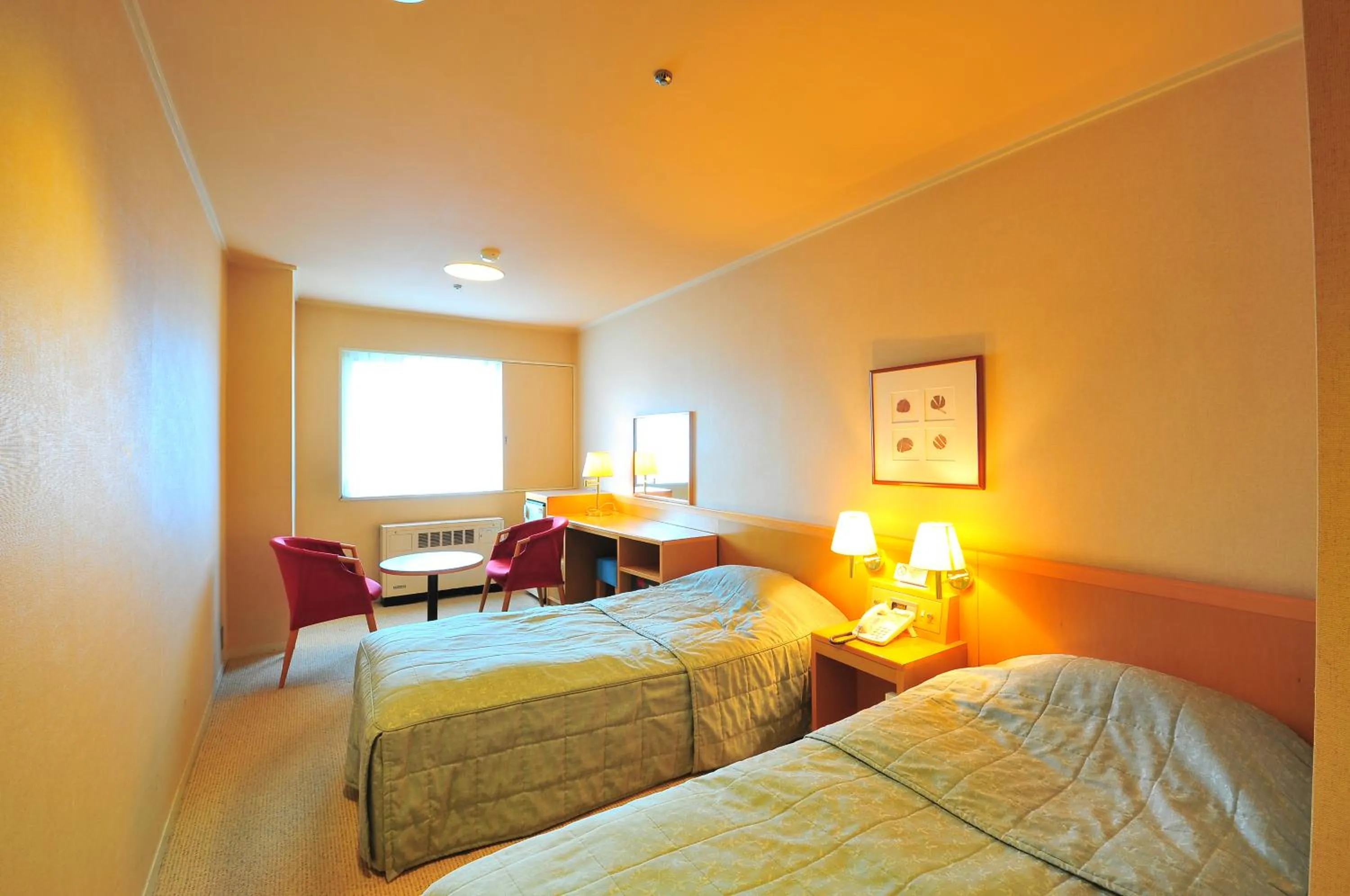 【Smoking】Twin - single occupancy in KAMENOI HOTEL Kusatsu Resort
