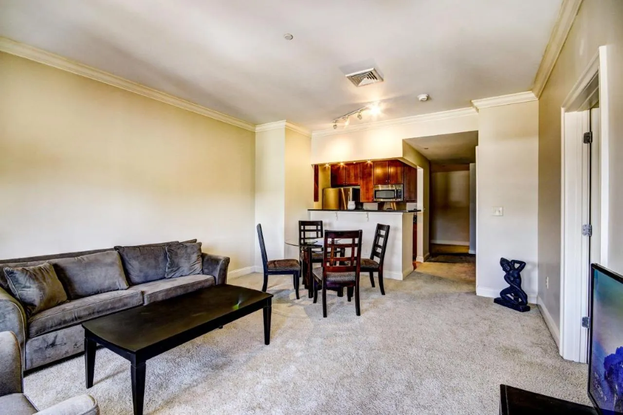 Living room in Harbor apartments Free indoor Parking