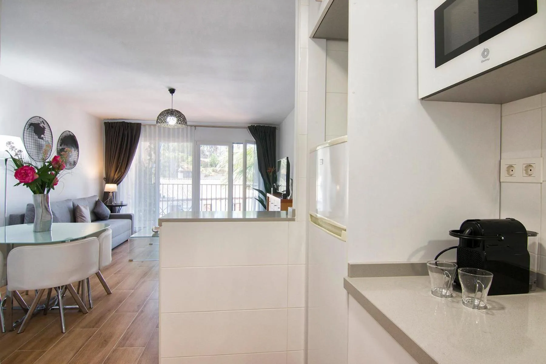 Kitchen or kitchenette in Apartamento con unas maravillosas vistas a Granada