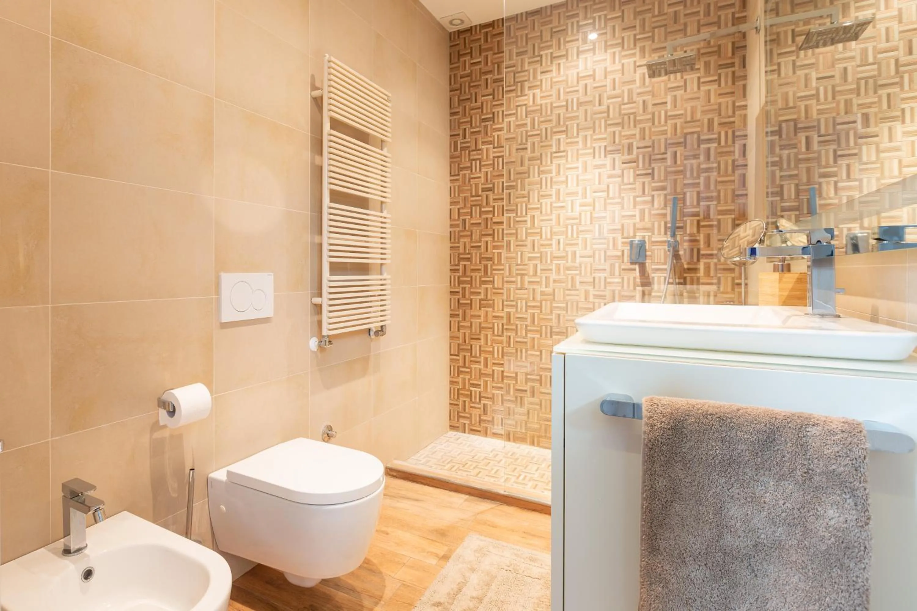 Bathroom in EasyTopStay - Tricolore Modern and Cozy Apartment