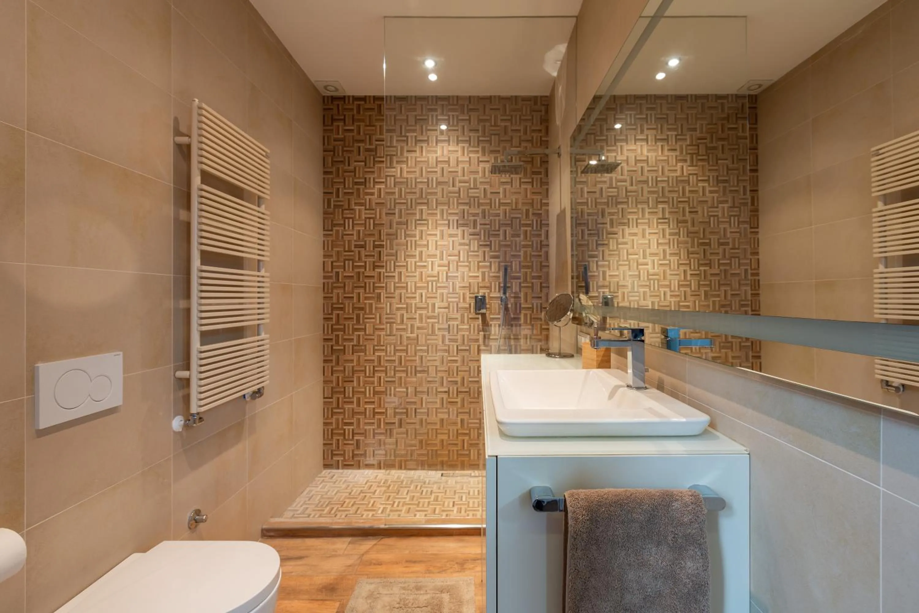 Bathroom in EasyTopStay - Tricolore Modern and Cozy Apartment