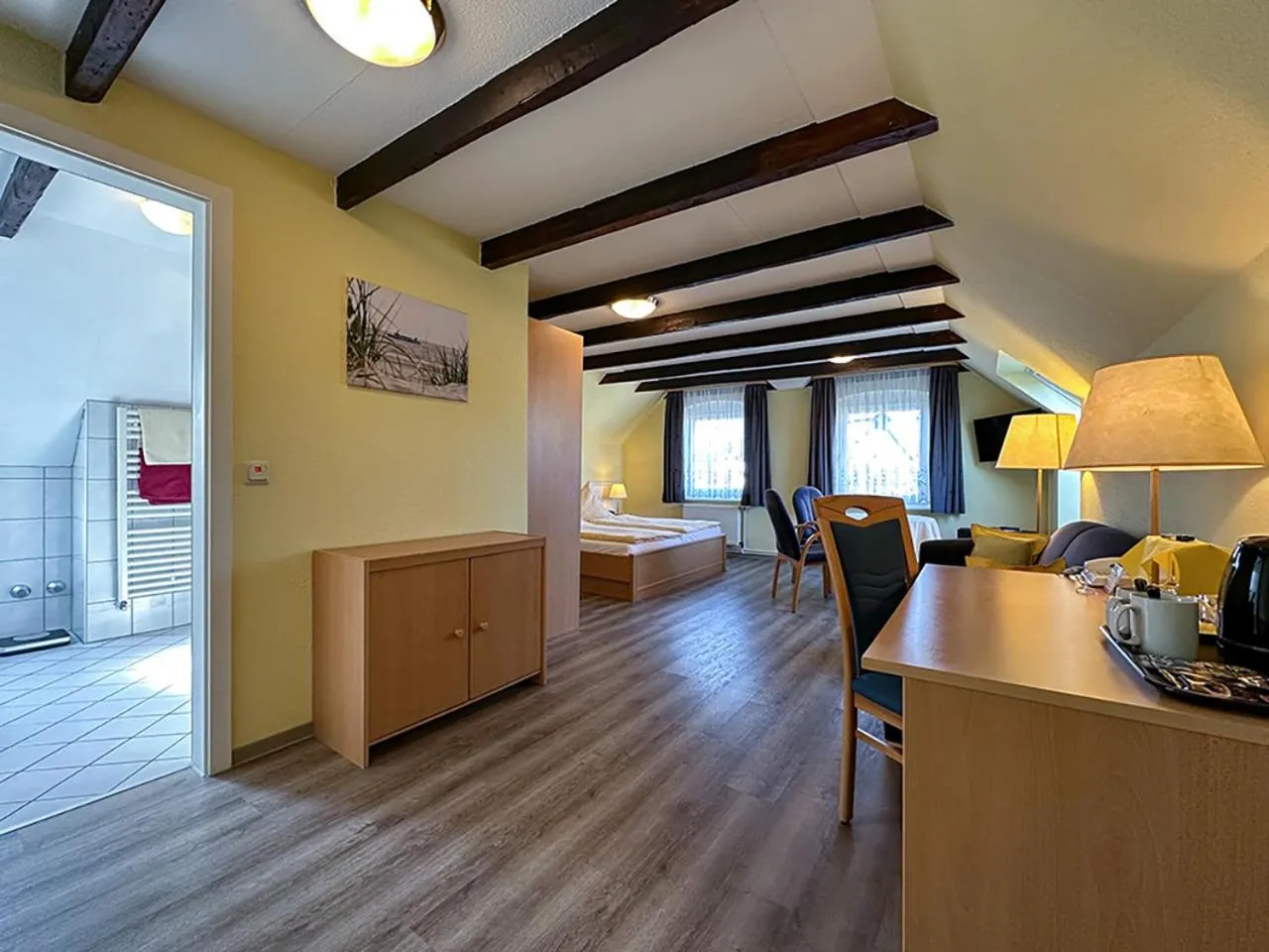 Bed in Hotel Graf Waldersee