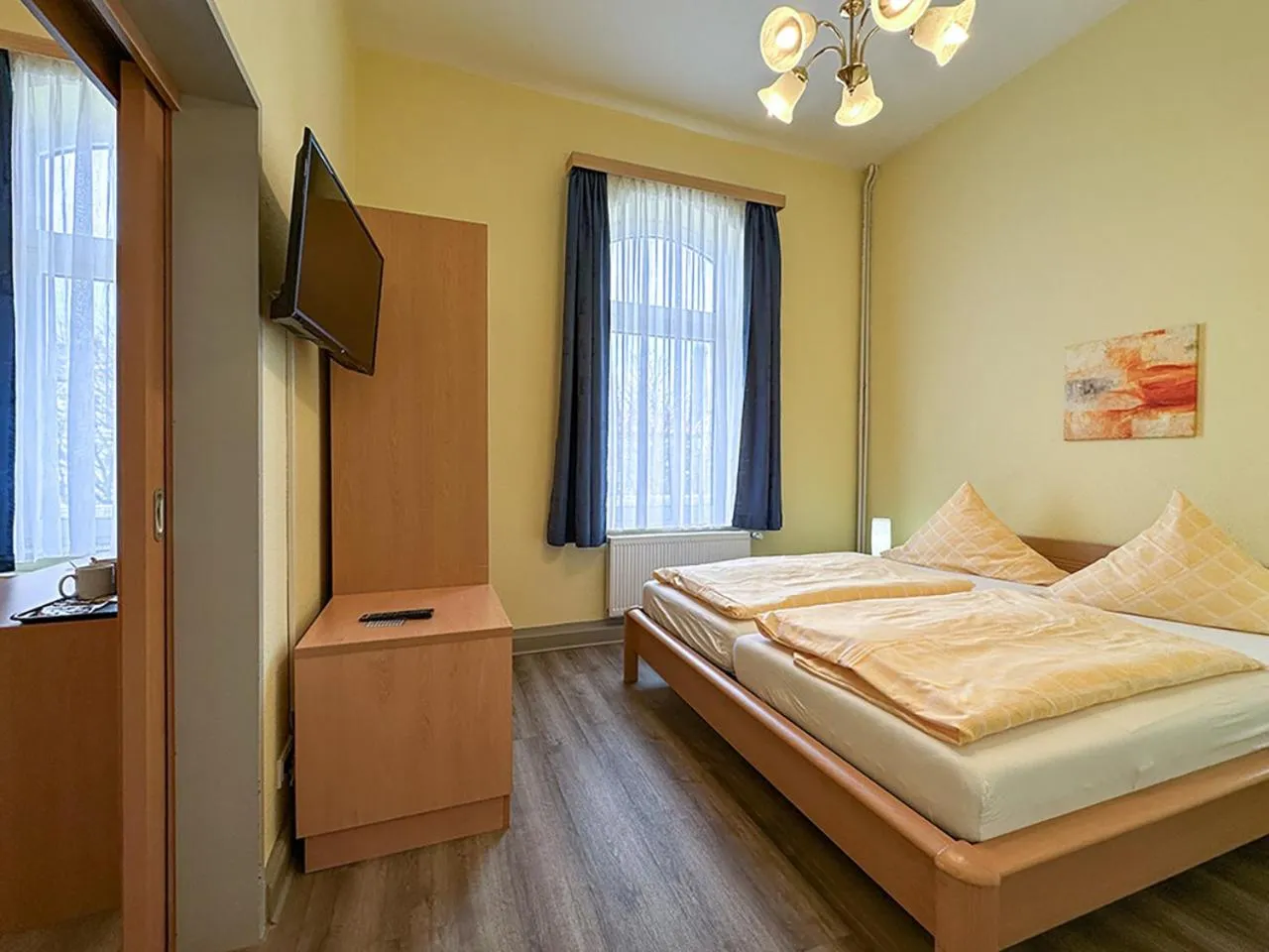 Bed in Hotel Graf Waldersee