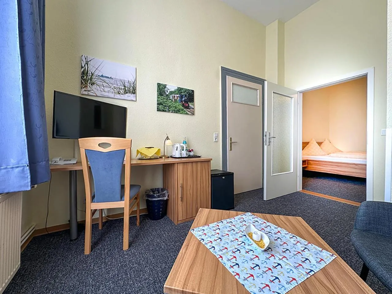 Bed in Hotel Graf Waldersee