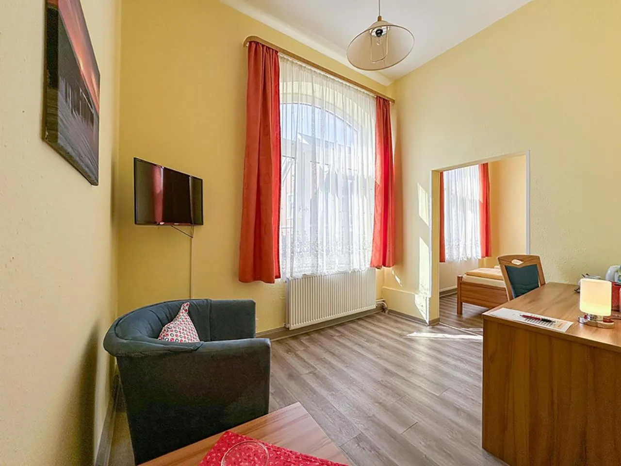 Bed in Hotel Graf Waldersee