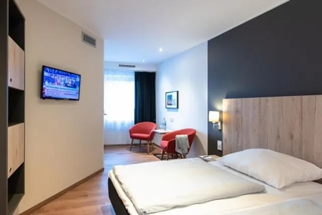 Bed in Egon Hotel Hamburg City