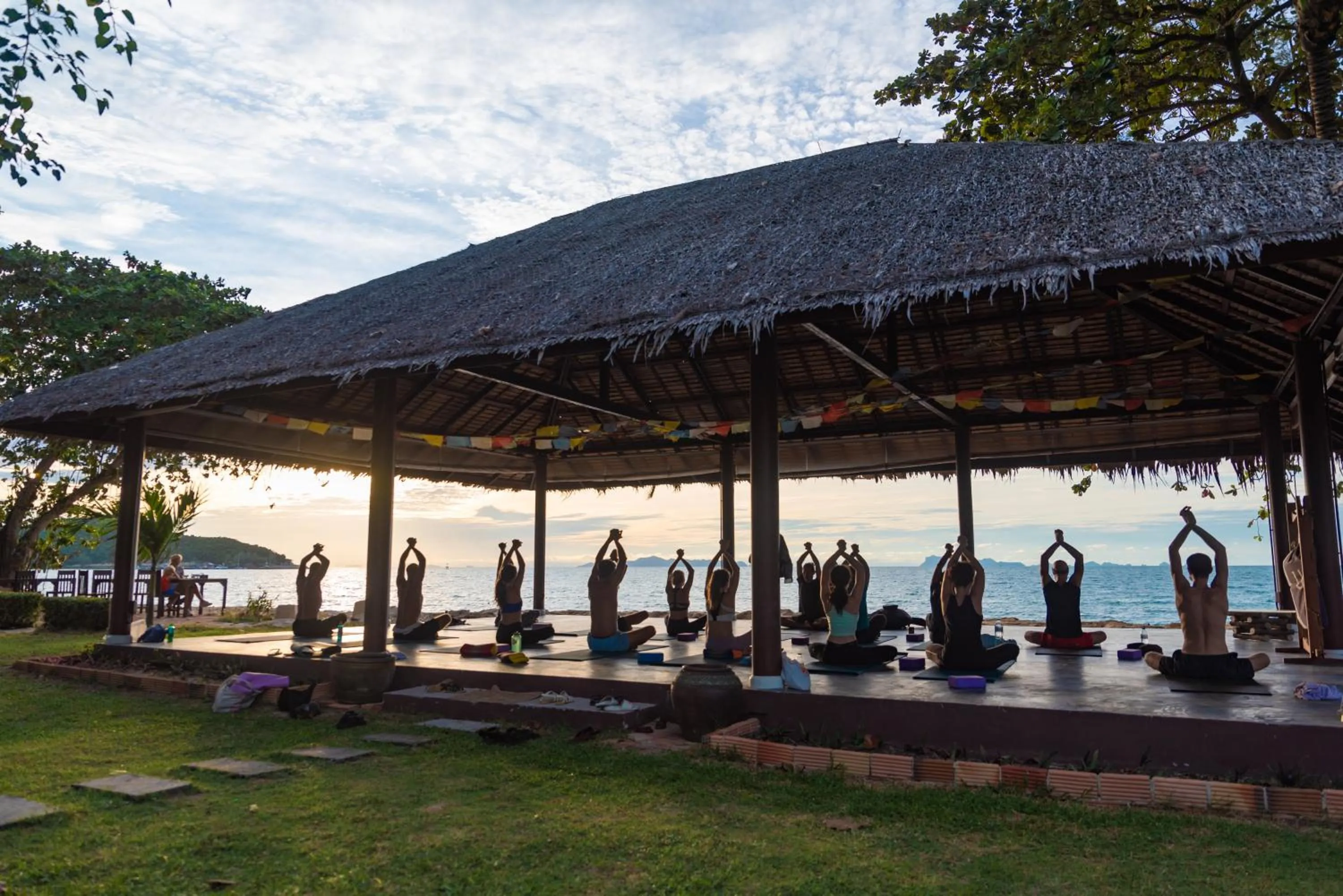 People in Satva Samui Yoga and Wellness Resort