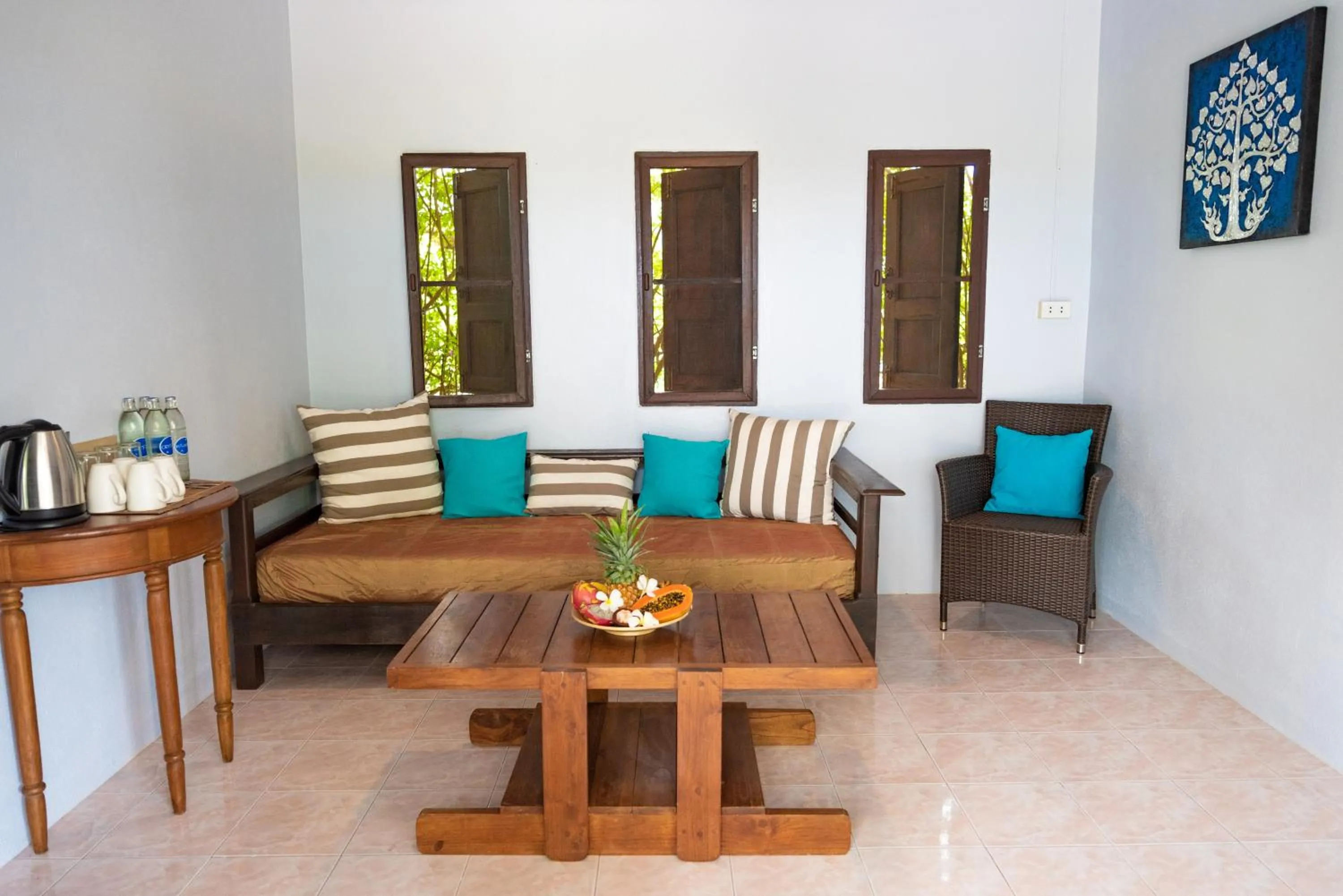 Living room in Satva Samui Yoga and Wellness Resort