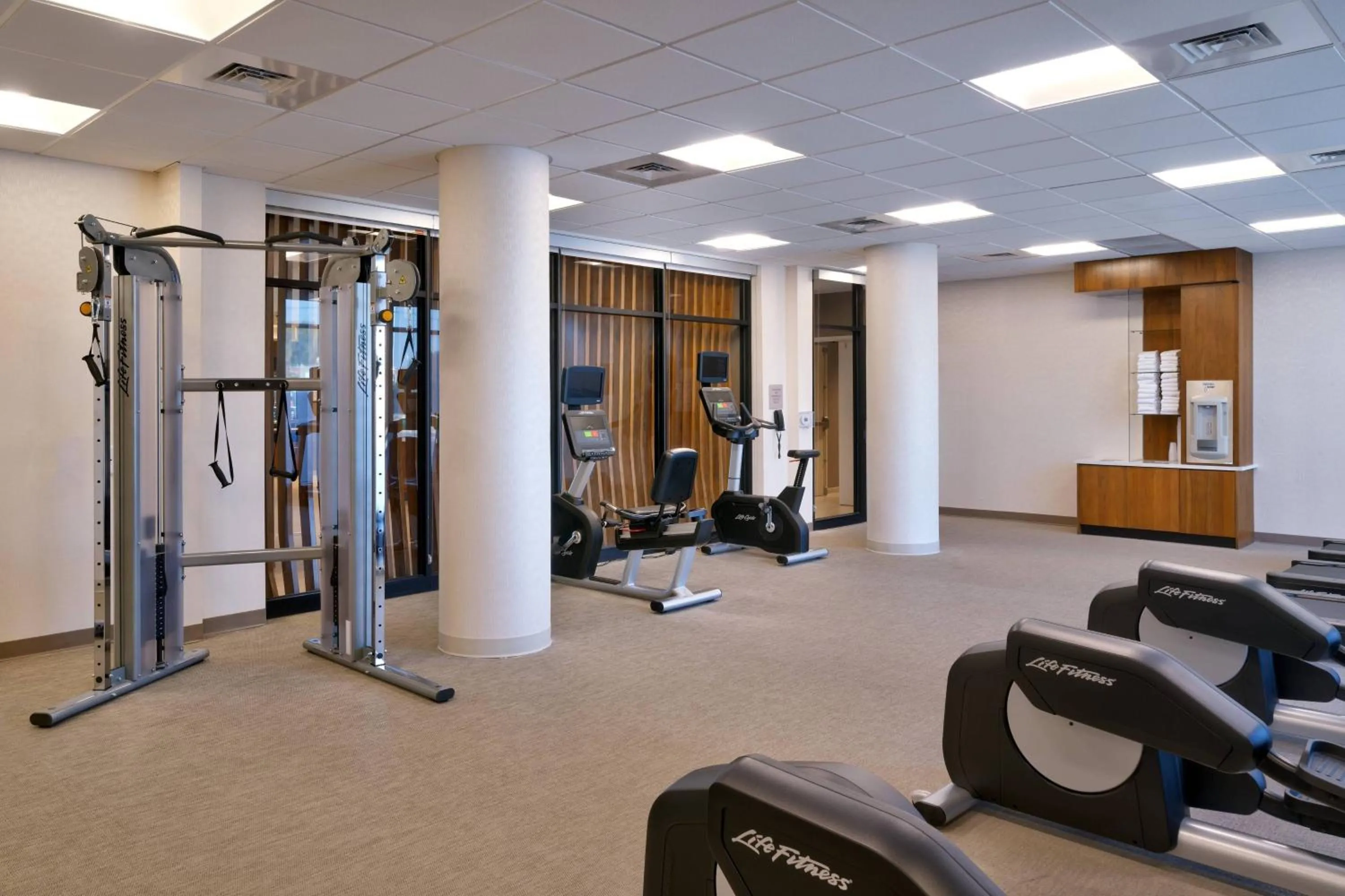 Fitness centre/facilities in SpringHill Suites by Marriott El Paso Airport