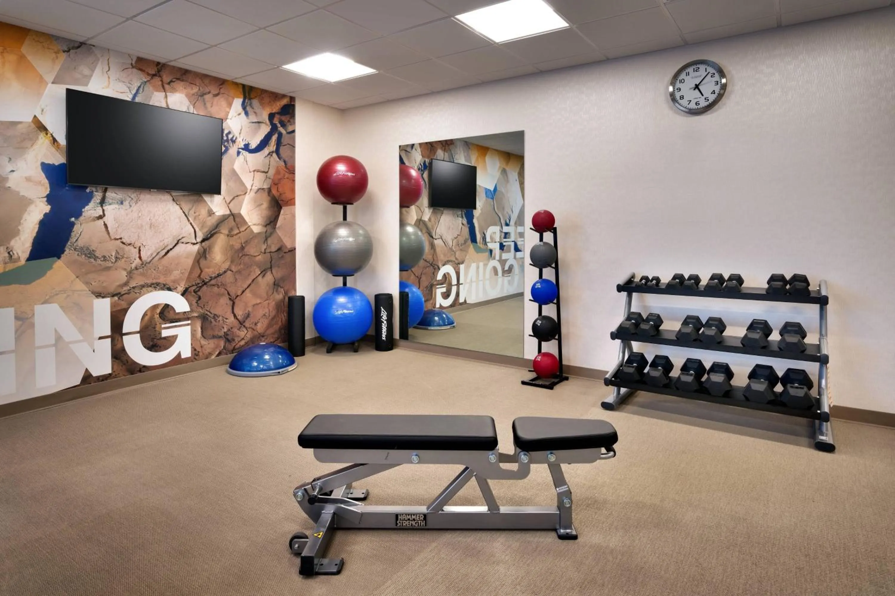 Fitness centre/facilities in SpringHill Suites by Marriott El Paso Airport