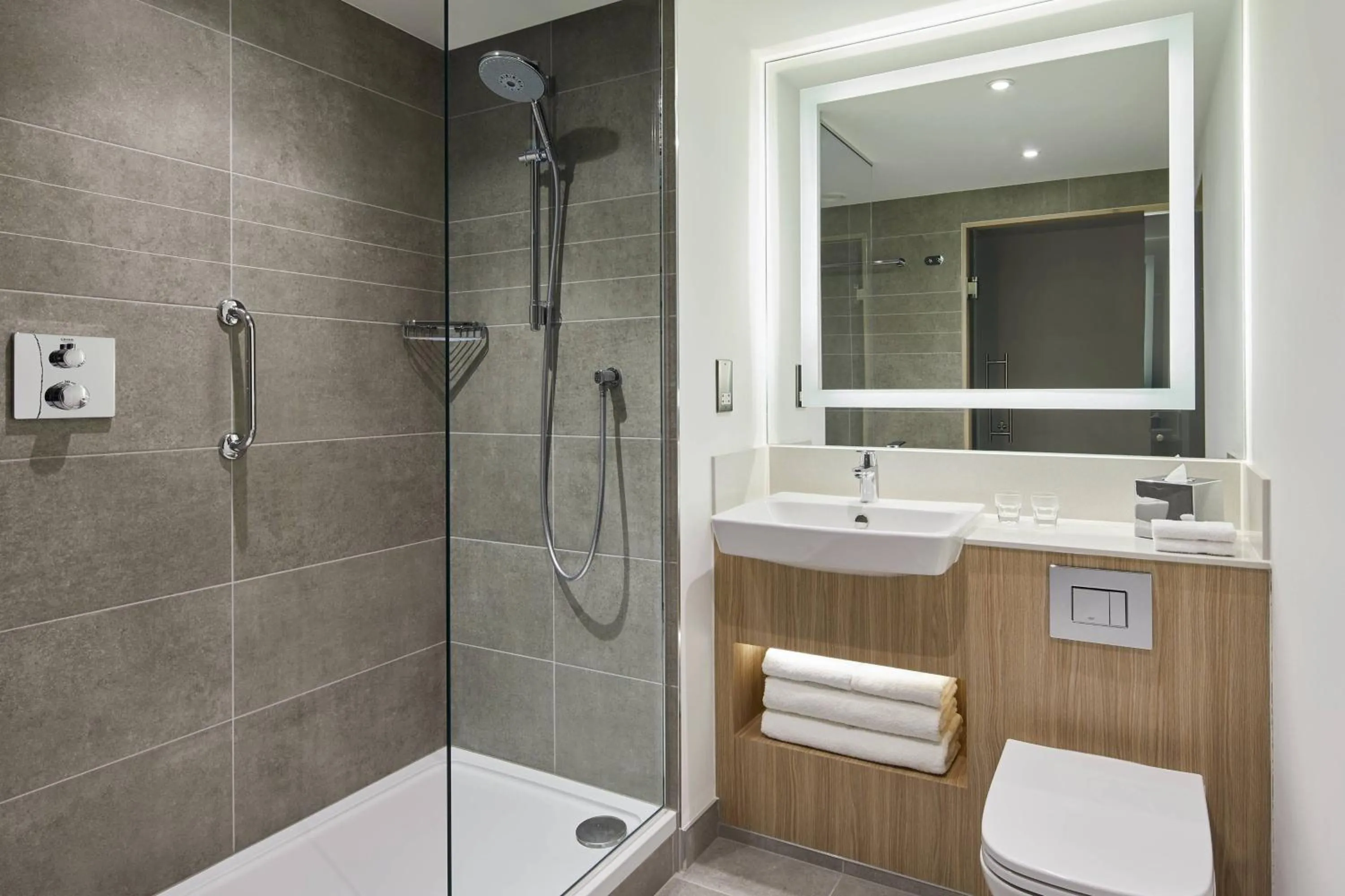 Bathroom in Courtyard by Marriott Stoke on Trent Staffordshire