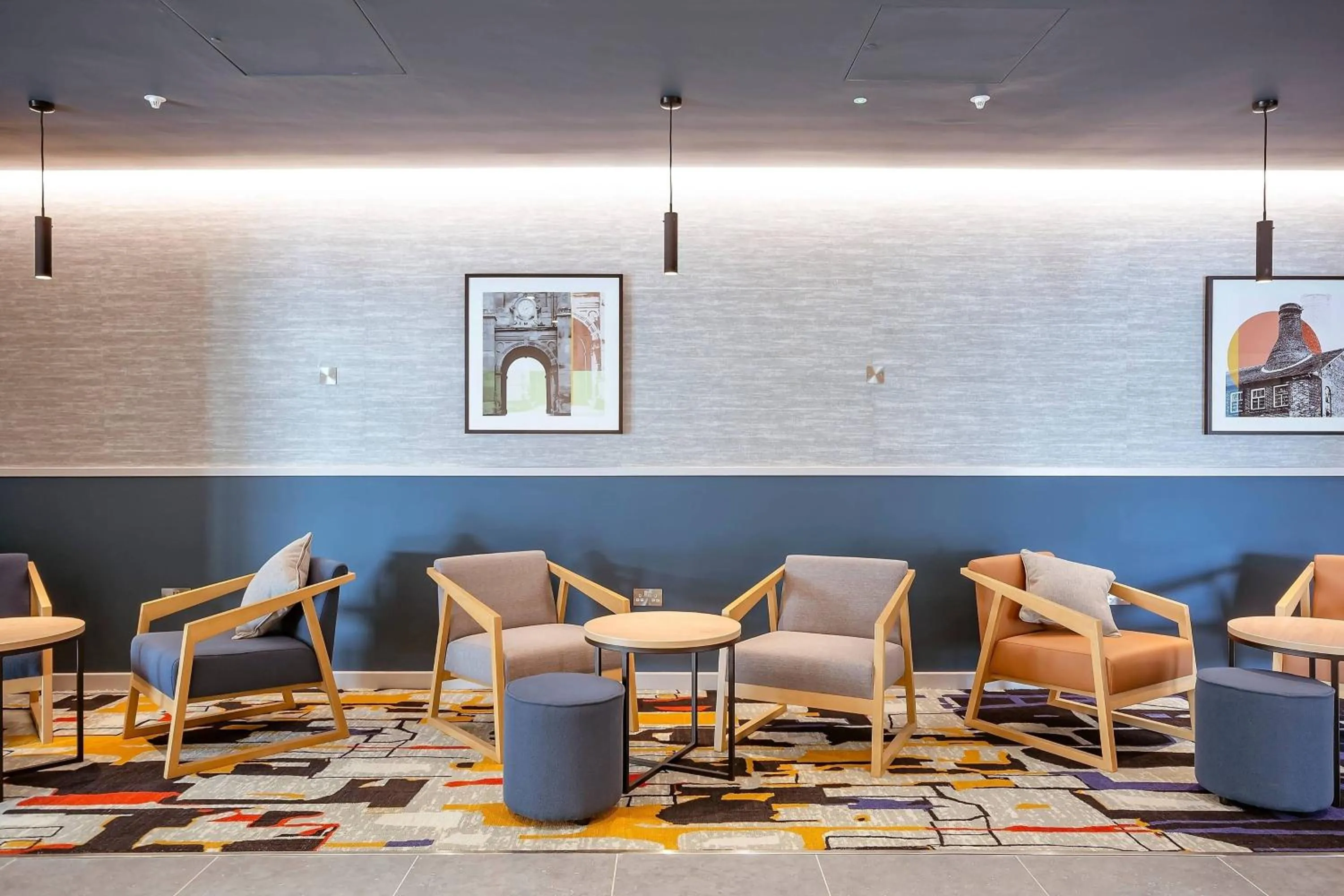 Lobby or reception in Courtyard by Marriott Stoke on Trent Staffordshire