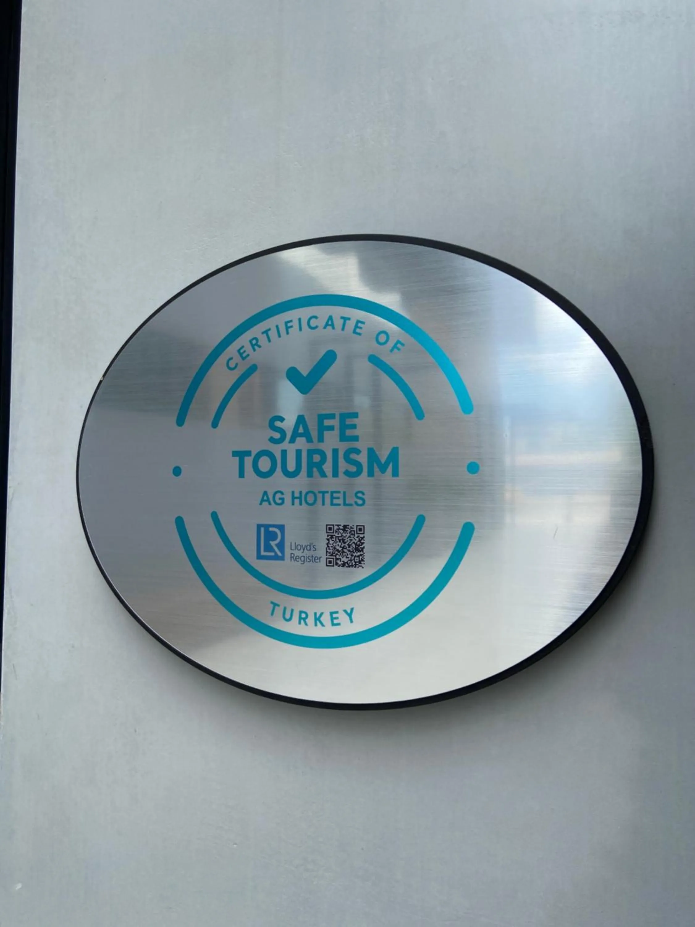 Logo/Certificate/Sign in AG Hotels Antalya