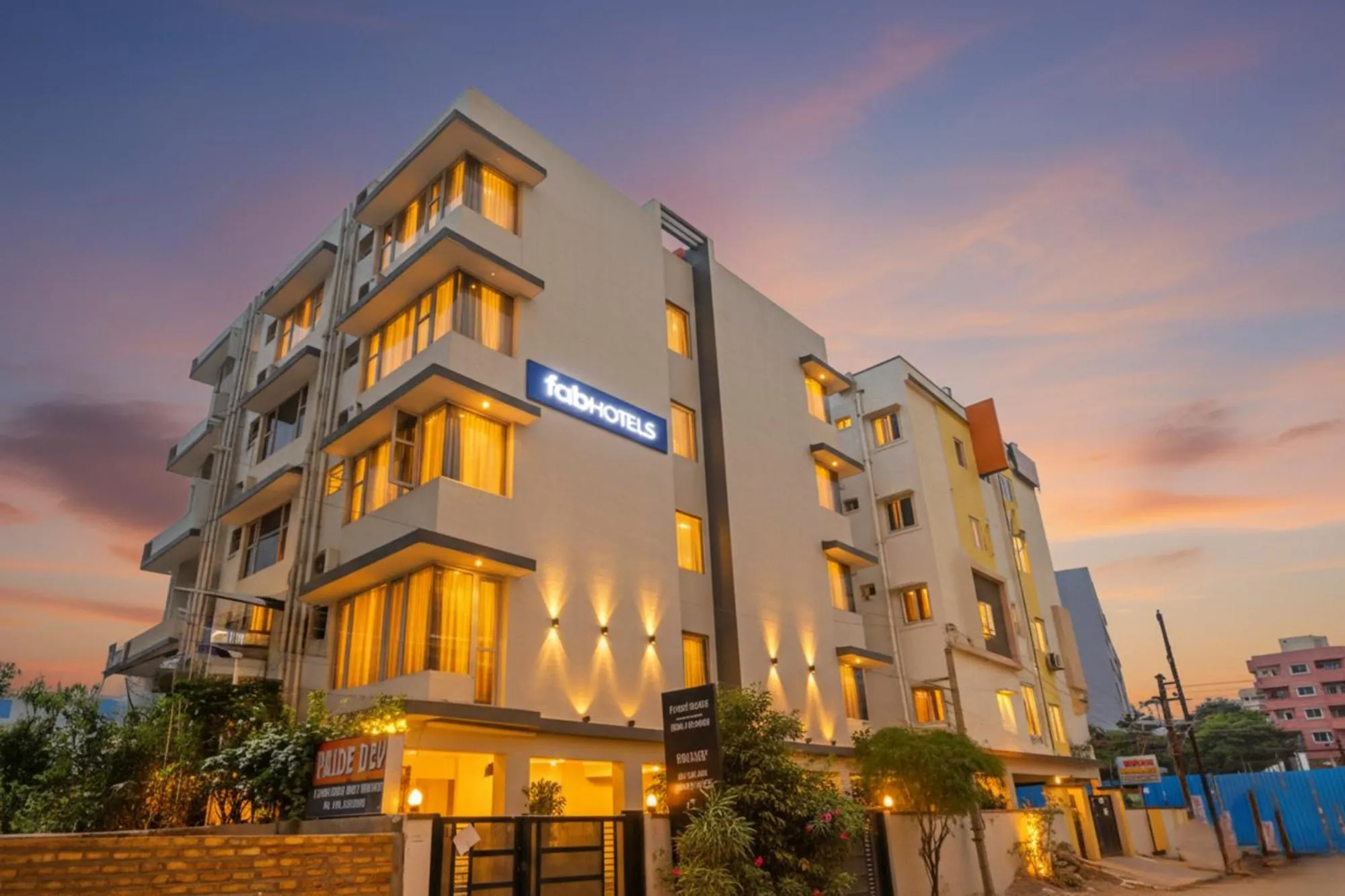 Facade/entrance in FabHotel Pride Inn - Nr TCS Deccan Park, Hitech City