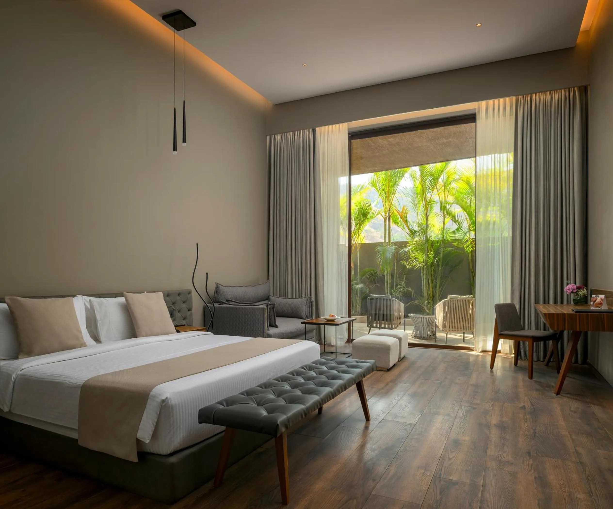 Bed in Aria Resort & Spa