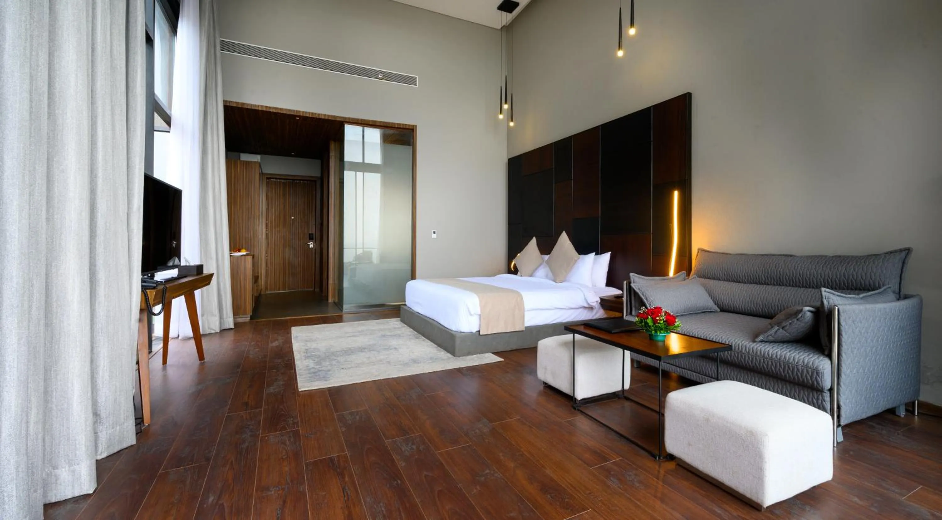 Bed in Aria Resort & Spa