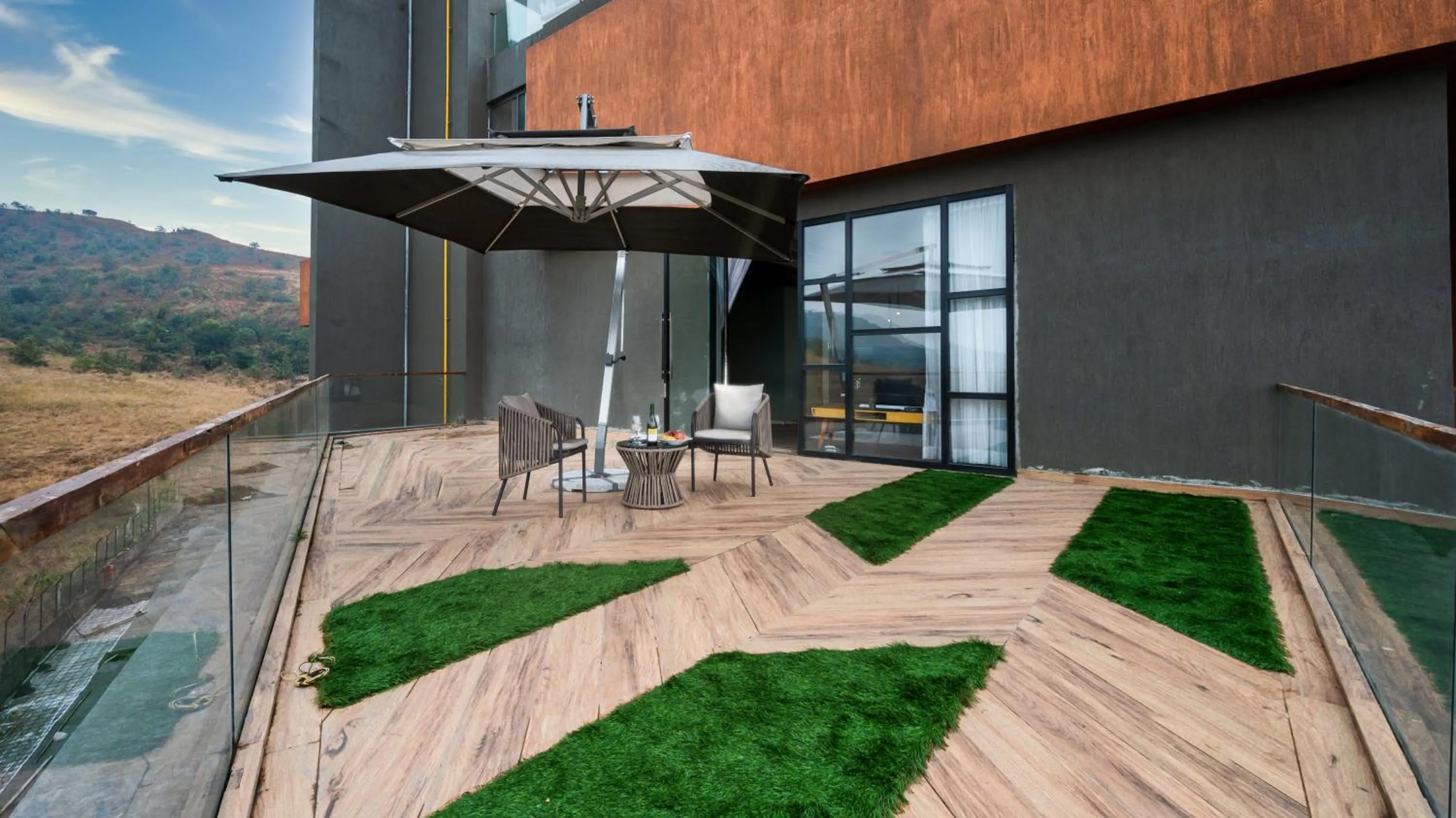 Balcony/Terrace in Aria Resort & Spa