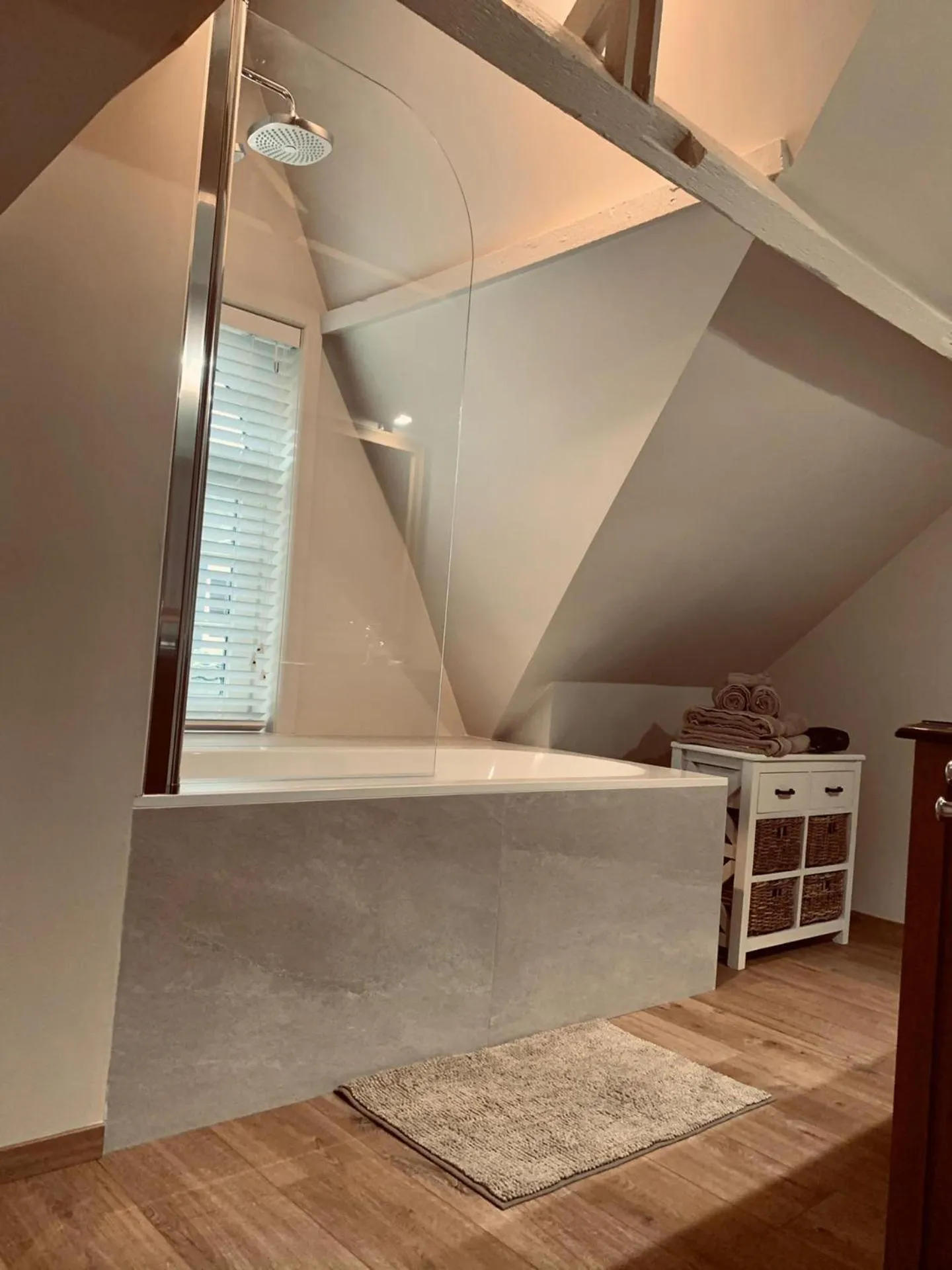 Bathroom, Bed in B&B Marie-J of Bruges