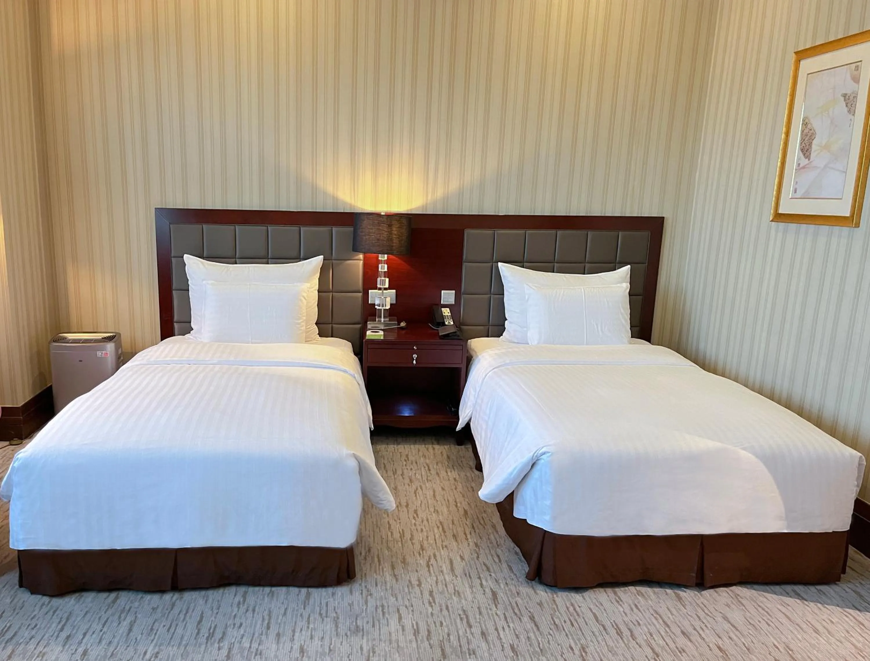 Bed in Wuhan Jin Jiang International Hotel