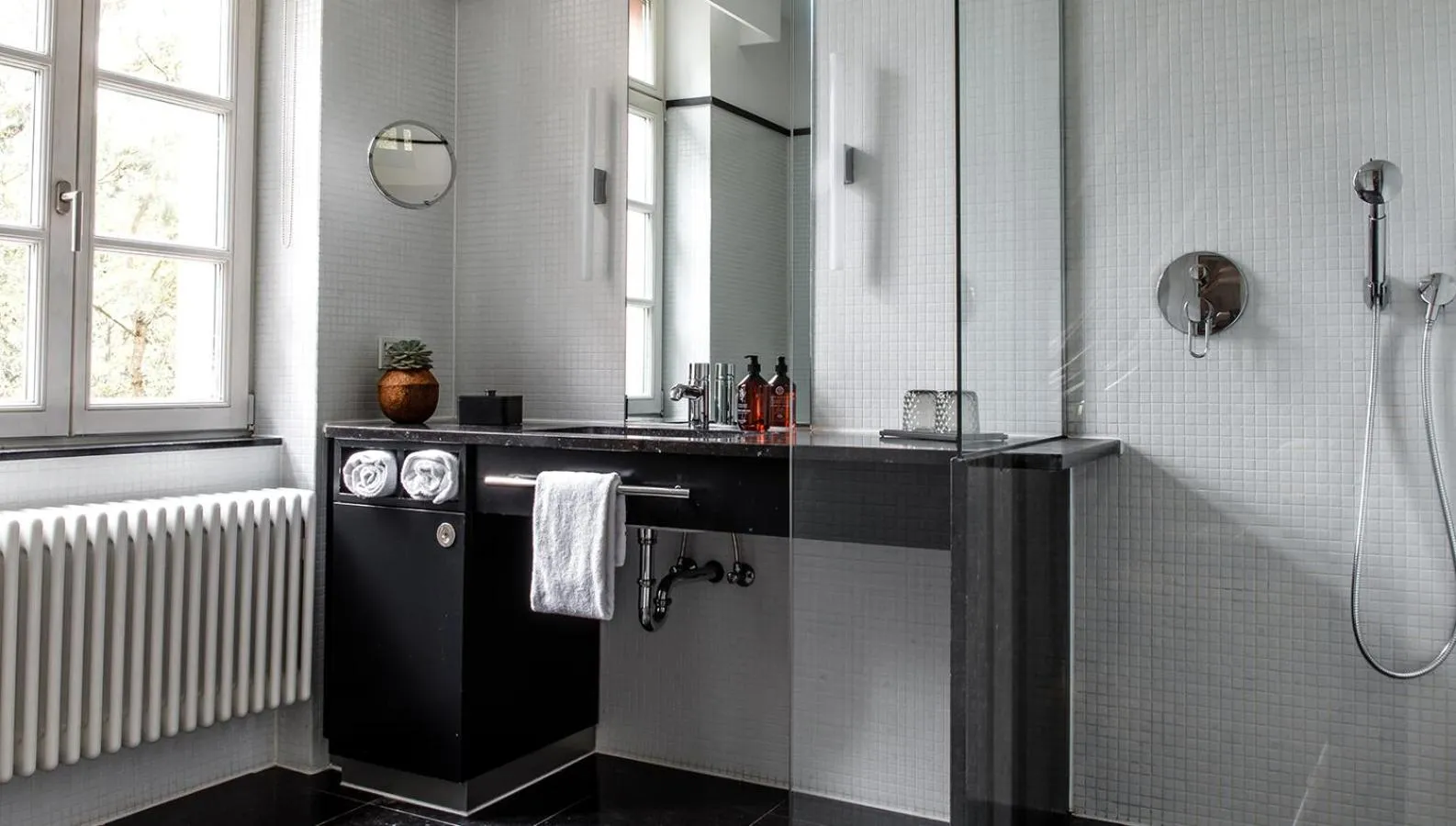 Bathroom in Hotel Gerbermühle