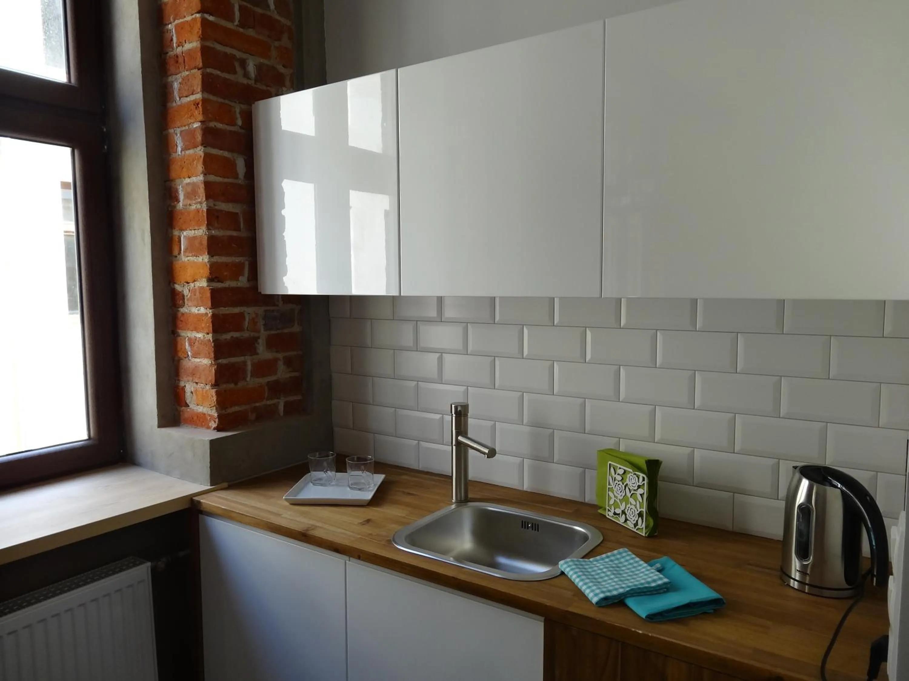 Kitchen or kitchenette in Good Time Aparthotel