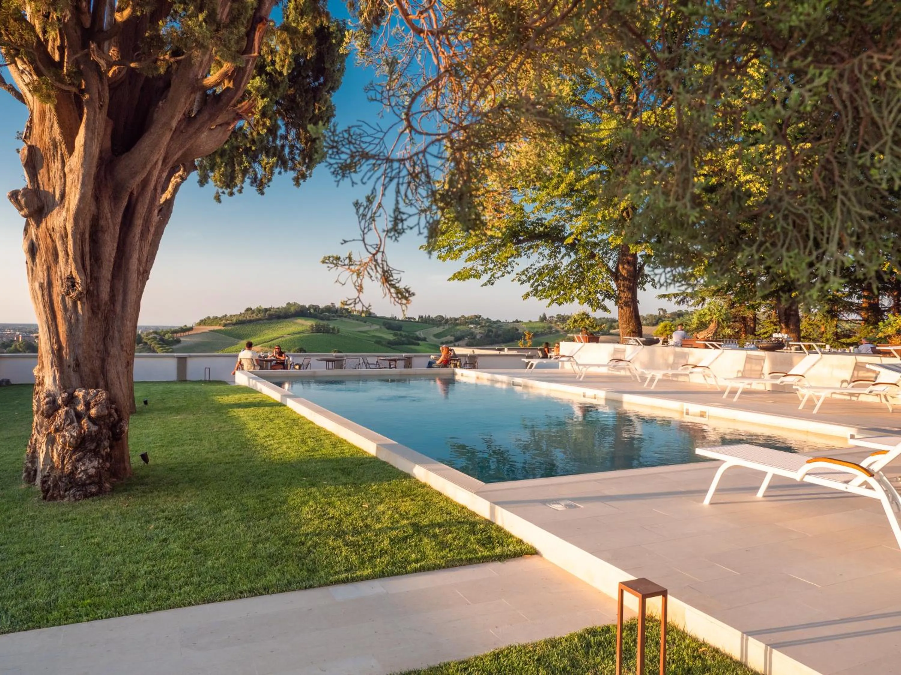 Pool view in Boutique Hotel Villa Monty Banks