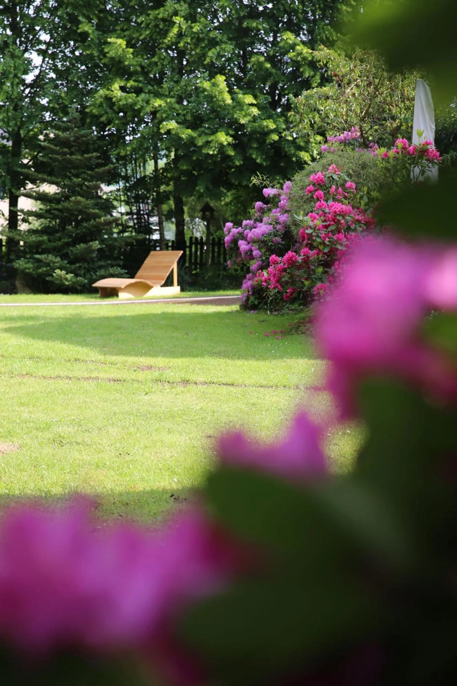 Garden in Landhotel Villa Moritz garni