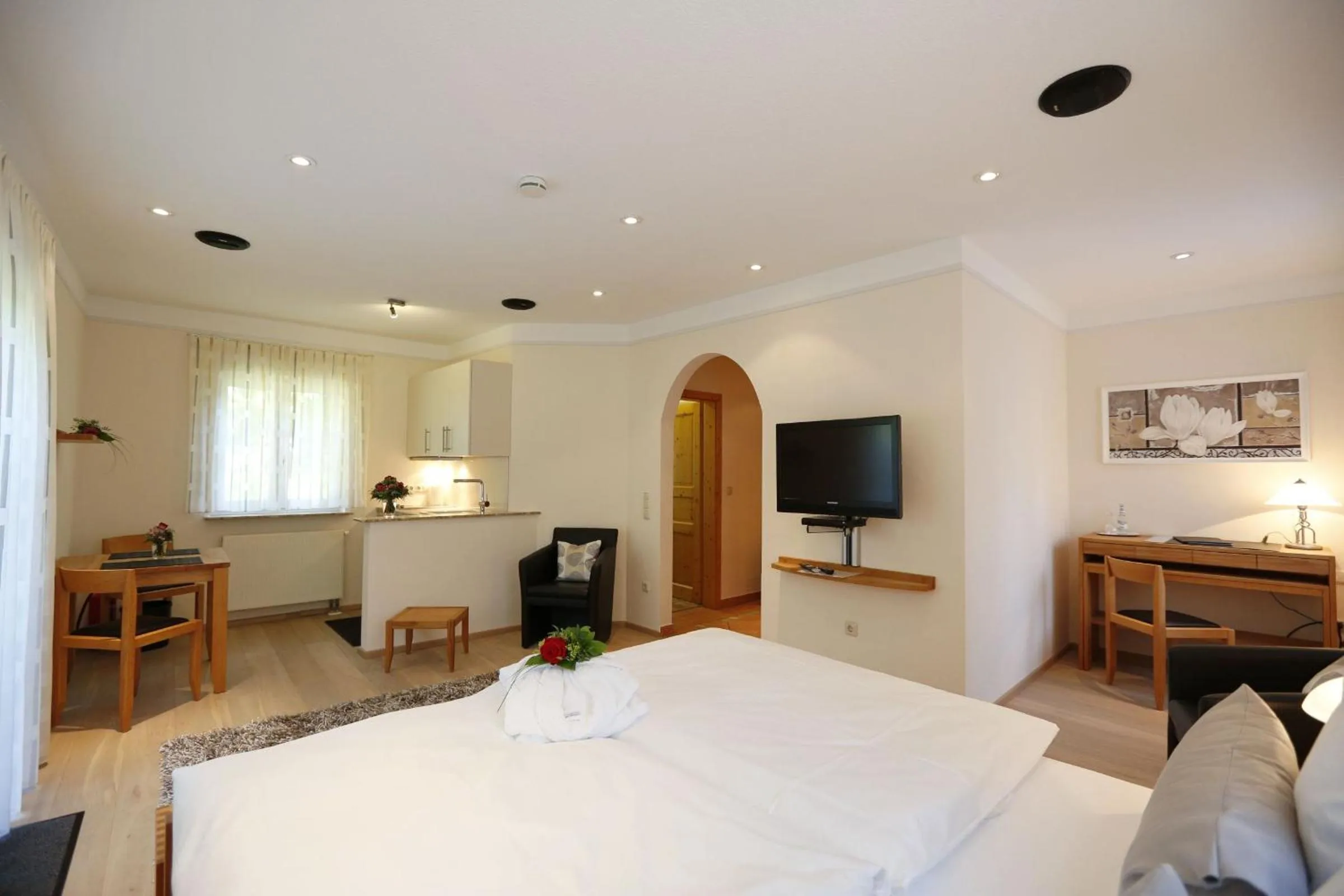 Photo of the whole room, Bed in Landhotel Villa Moritz garni