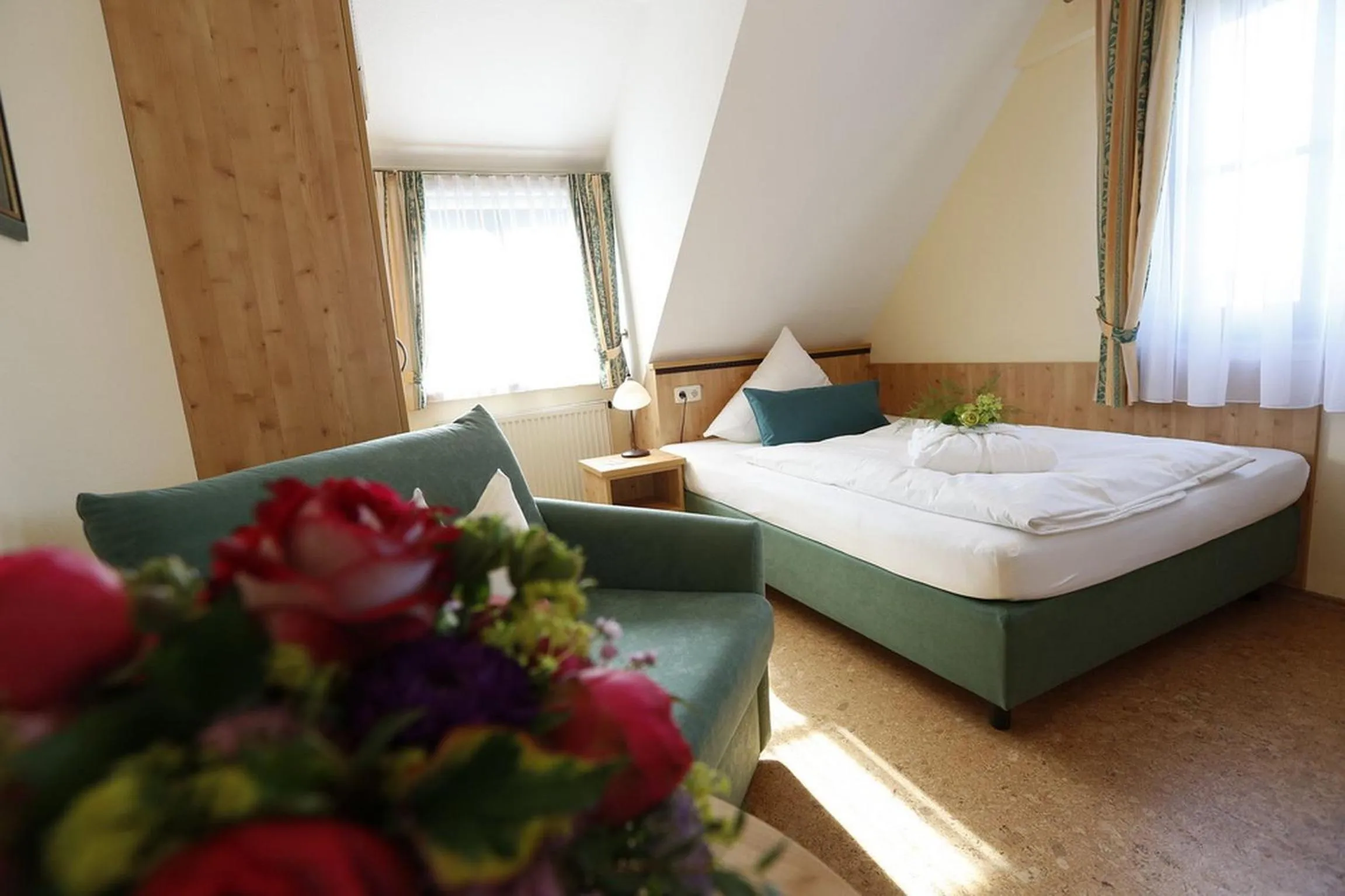Natural landscape, Bed in Landhotel Villa Moritz garni