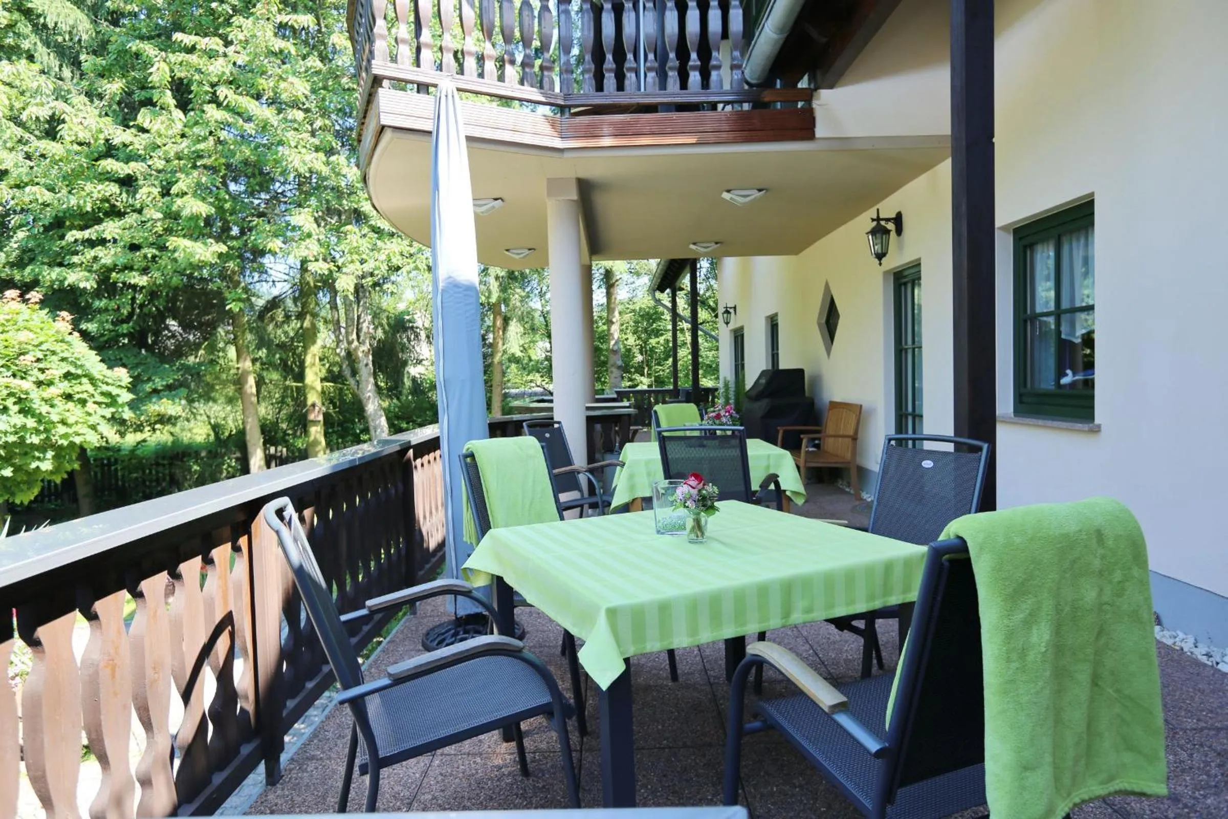 Balcony/Terrace in Landhotel Villa Moritz garni
