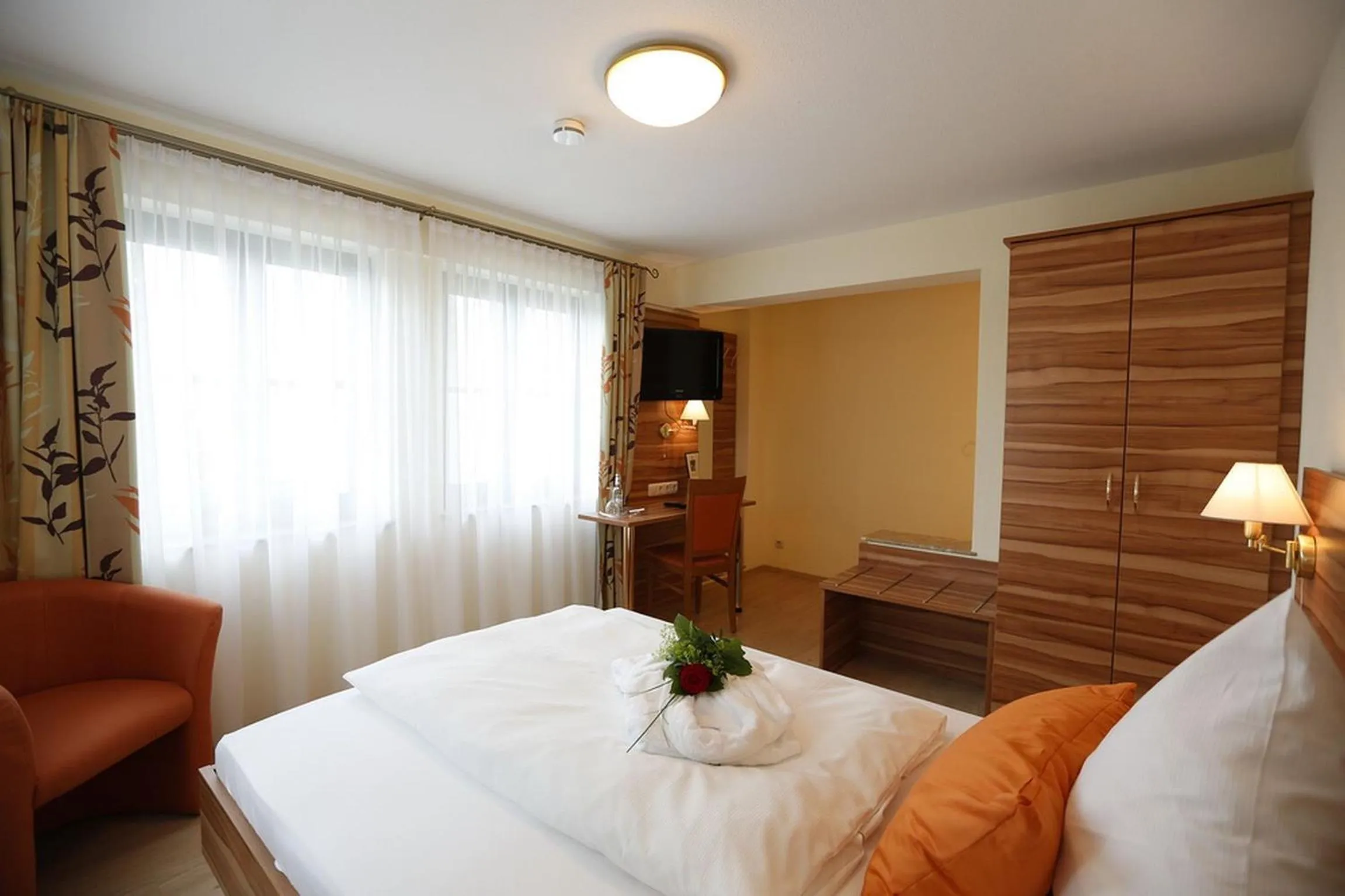 Natural landscape, Bed in Landhotel Villa Moritz garni