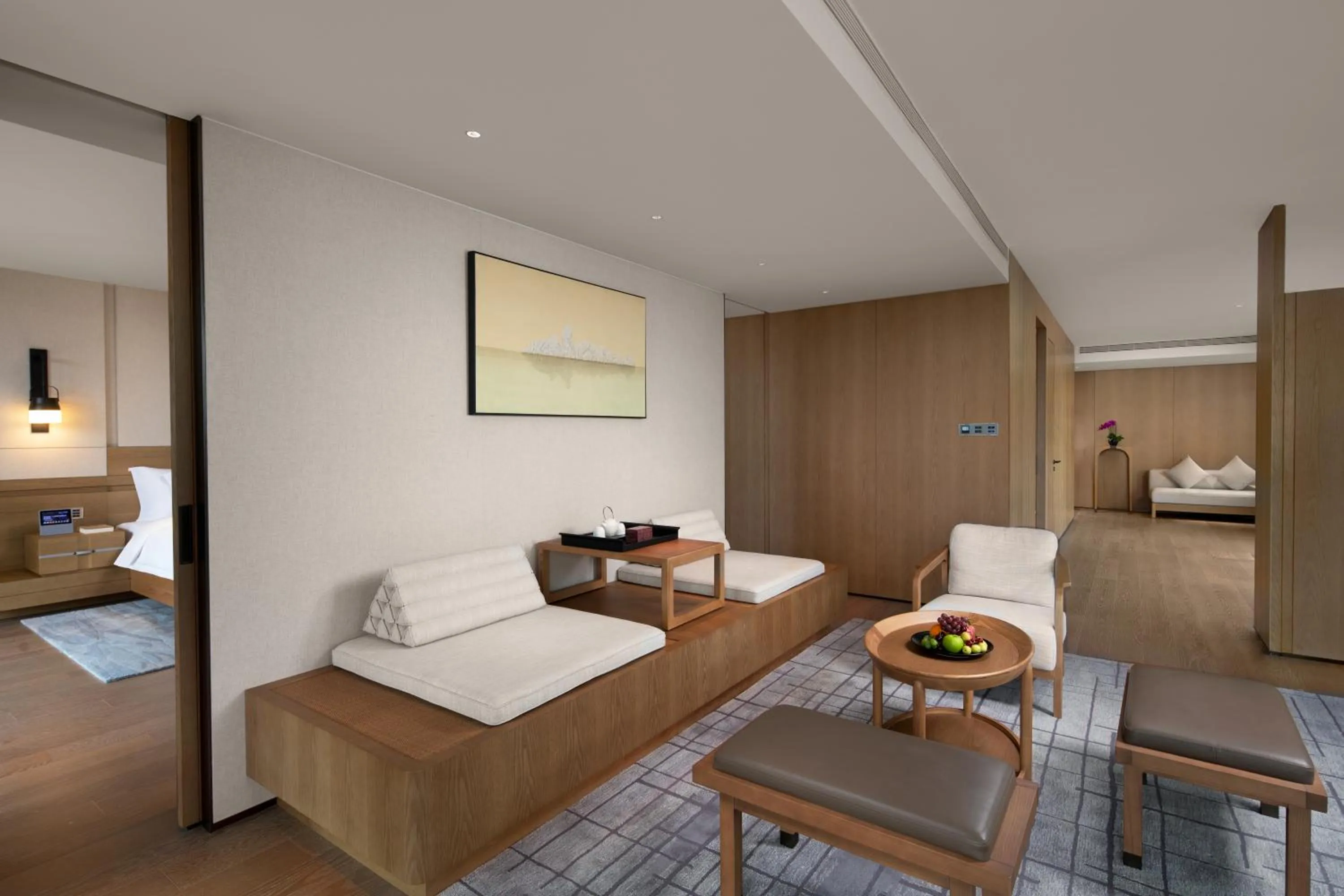 Living room in Grand WUJI Hotel, in The Unbound Collection by Hyatt
