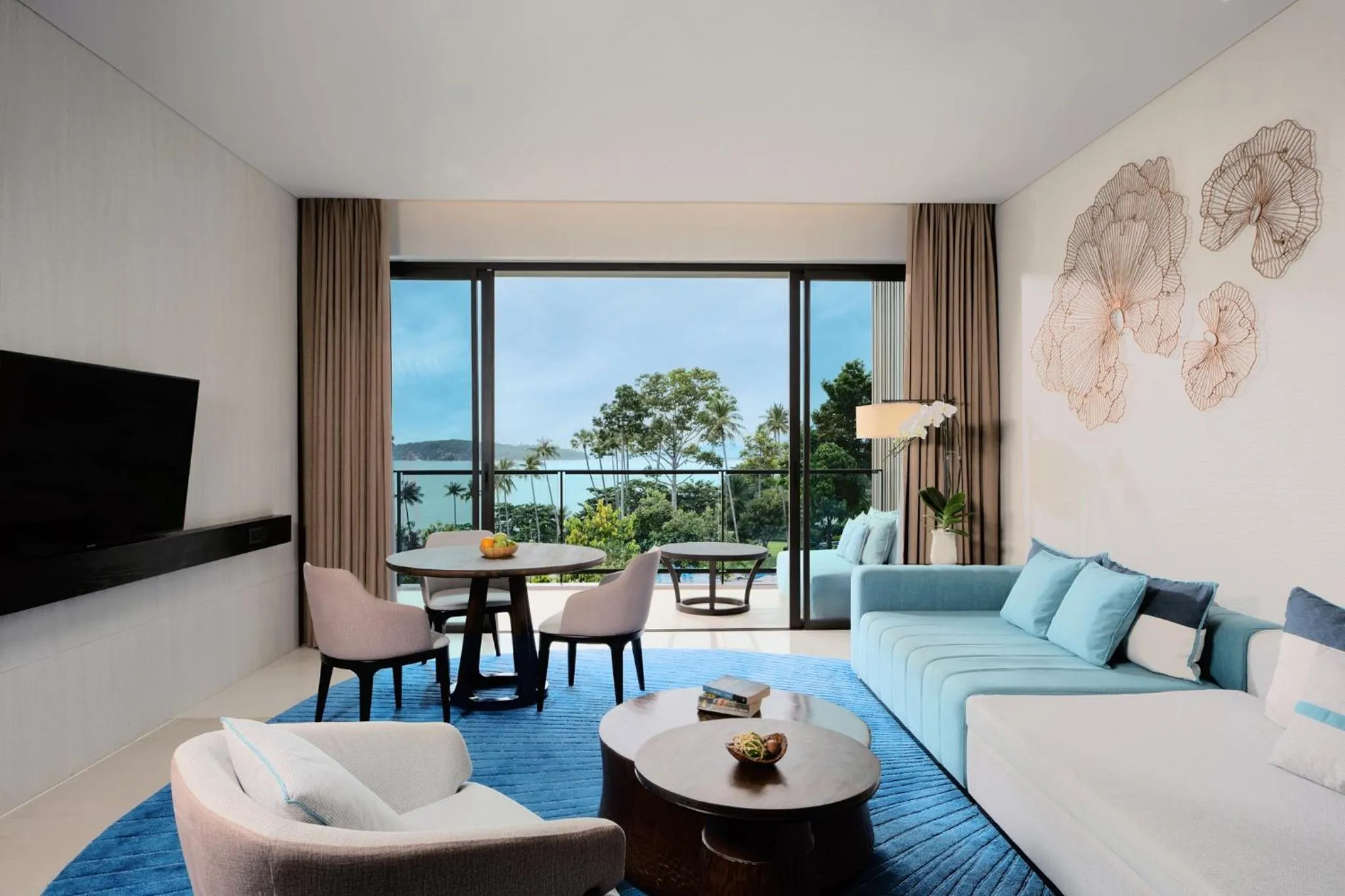 Living room in Hyatt Regency Koh Samui