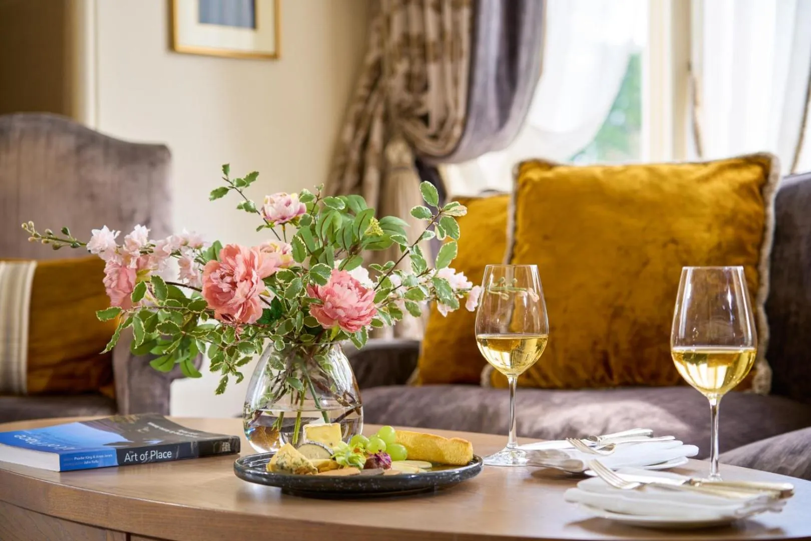 Seating area in Dromoland Castle