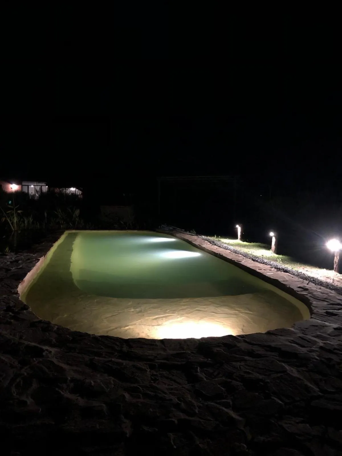 Swimming pool in Caliu Earthship Ecolodge