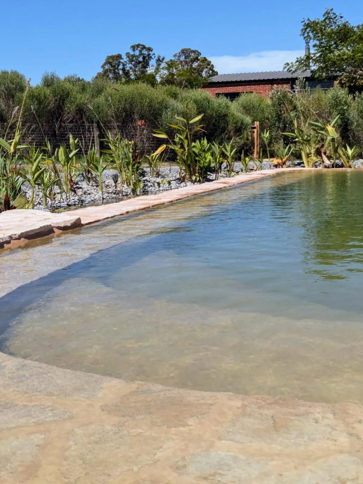 Swimming pool in Caliu Earthship Ecolodge