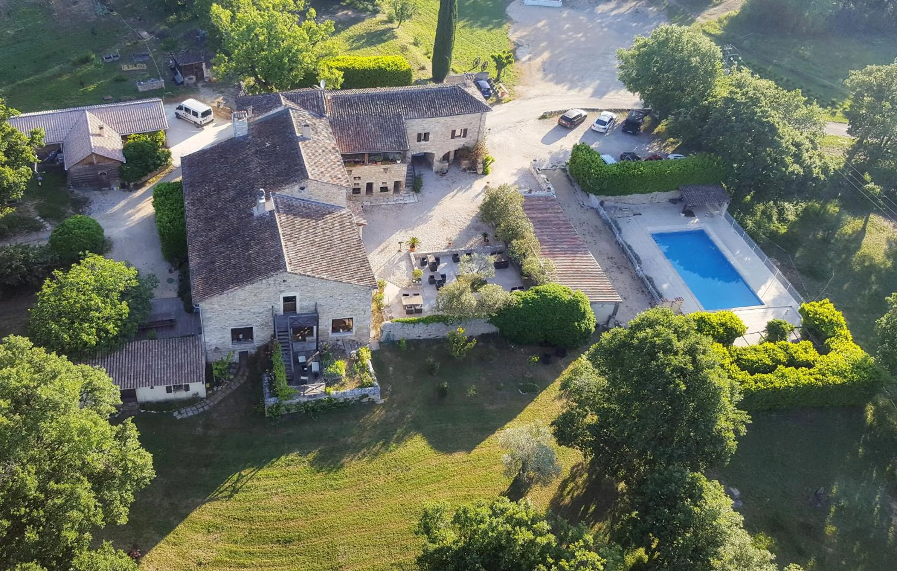 Bird's eye view in Hotel Le Mas de Rivet