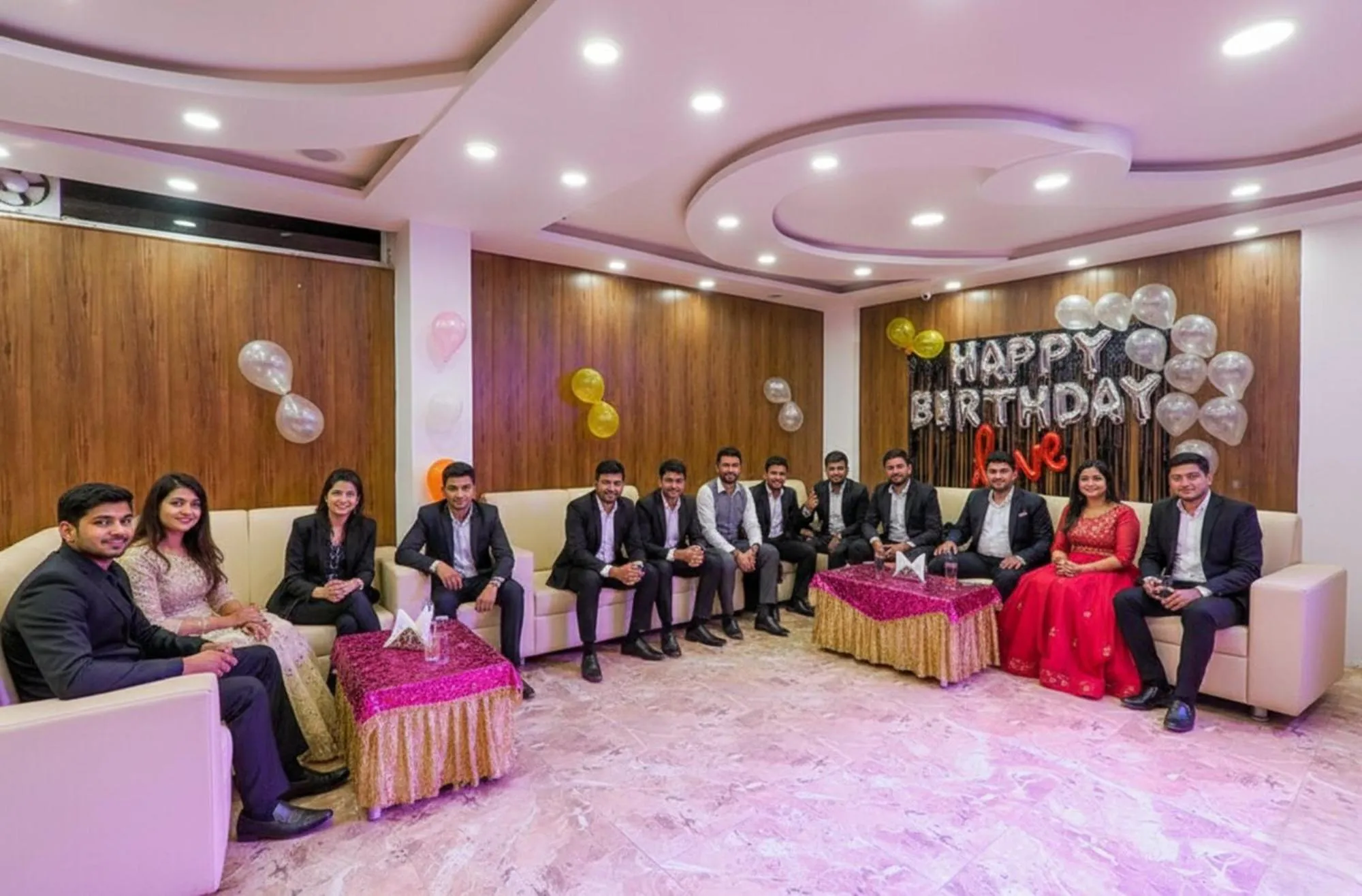 Living room in FabHotel GMC Grand