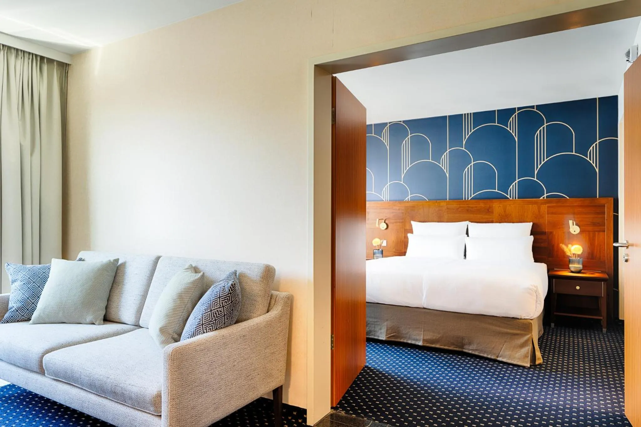 Living room, Bed in Welcome Parkhotel Bochum