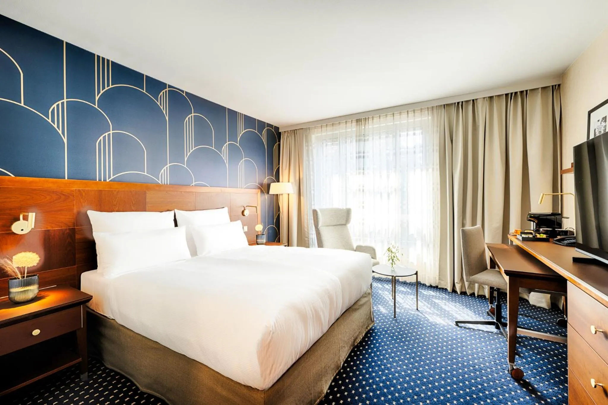 Bedroom, Bed in Welcome Parkhotel Bochum