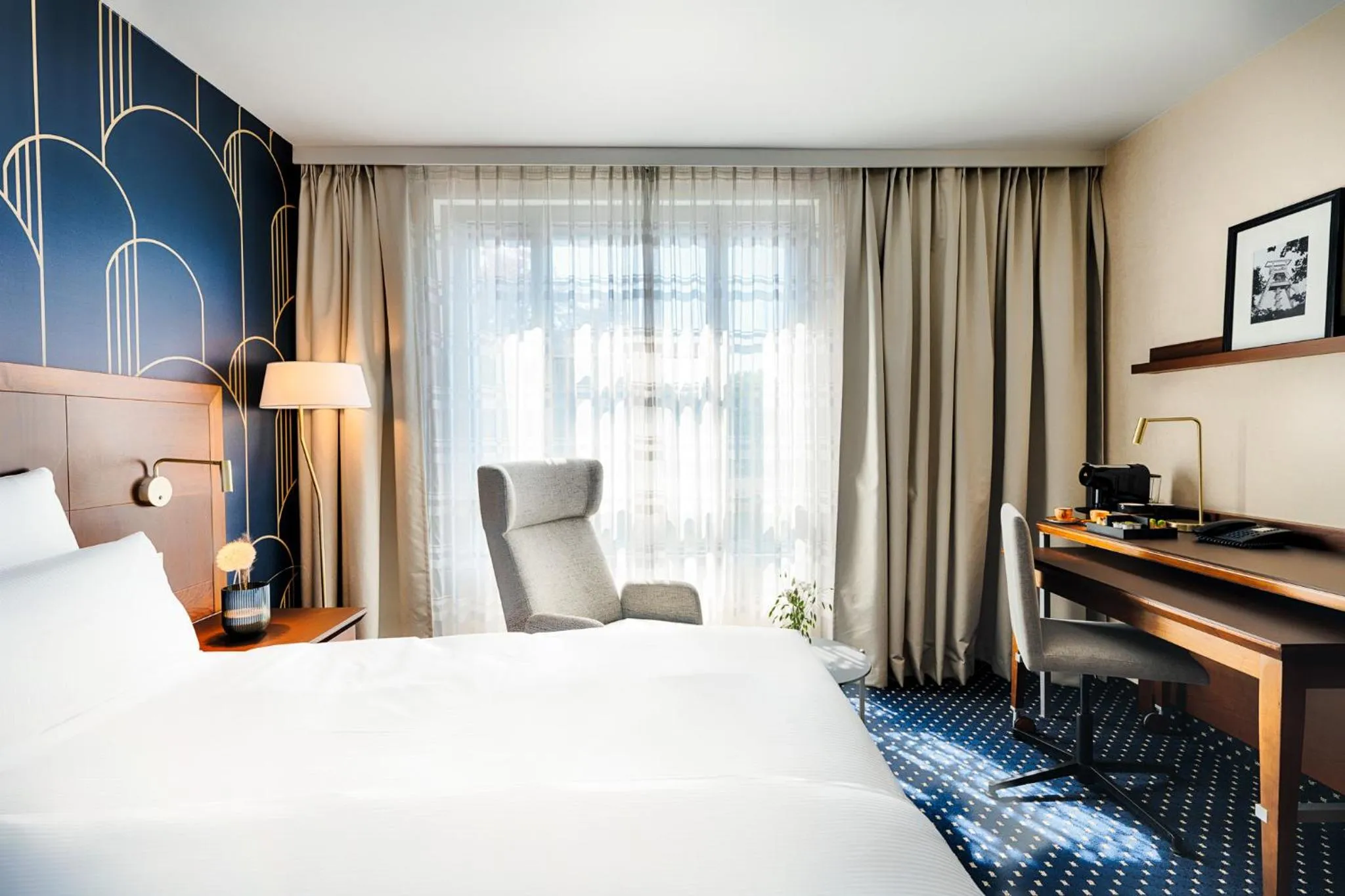 Bedroom, Bed in Welcome Parkhotel Bochum