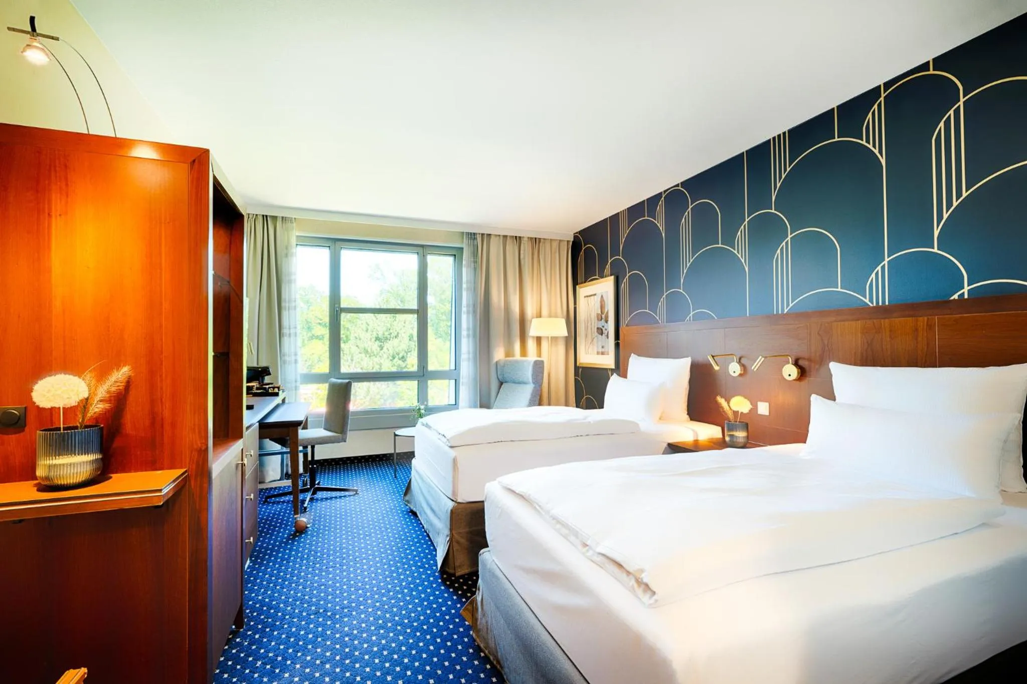 Bedroom, Bed in Welcome Parkhotel Bochum