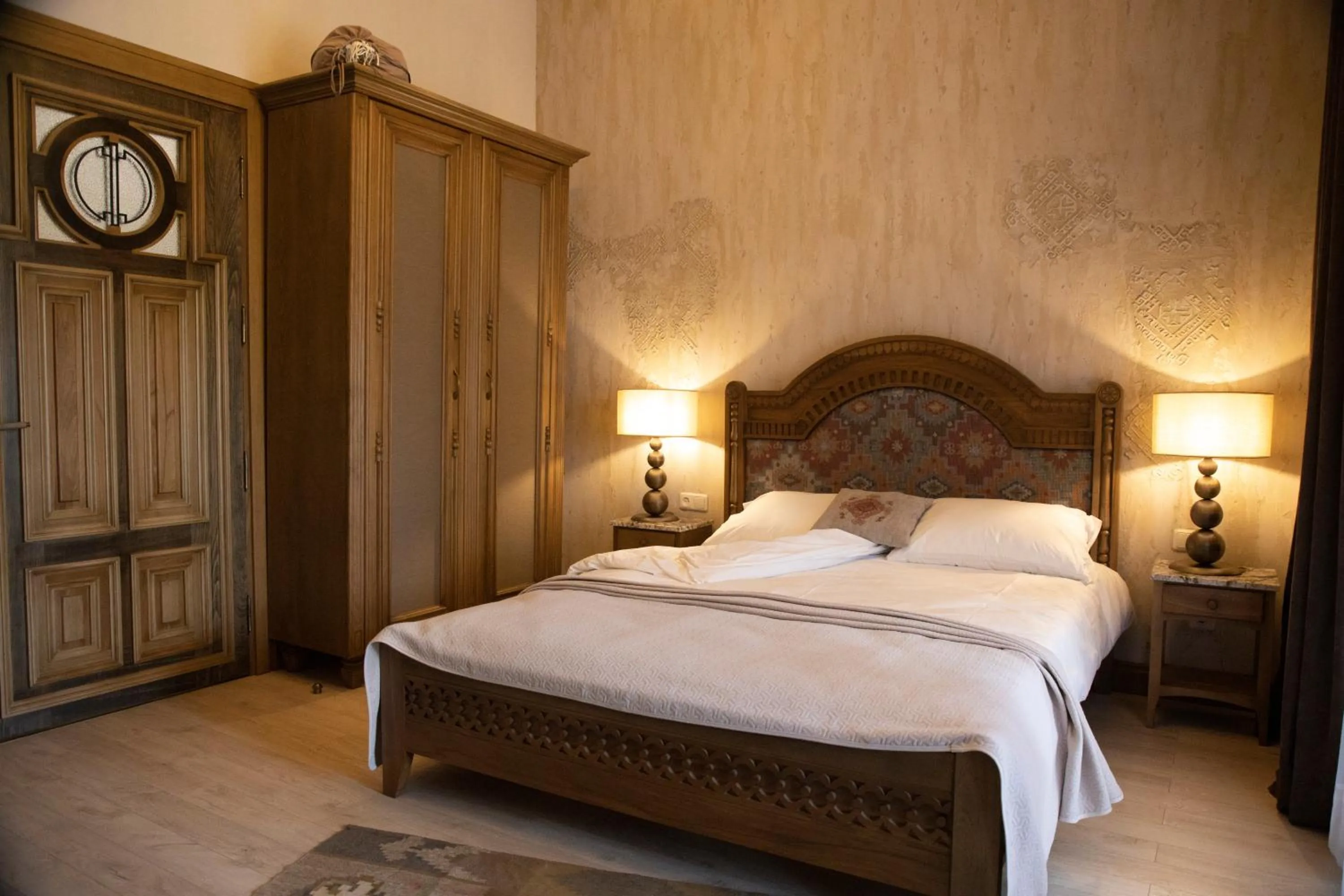 Bed in Boutique ETHNO HOTEL