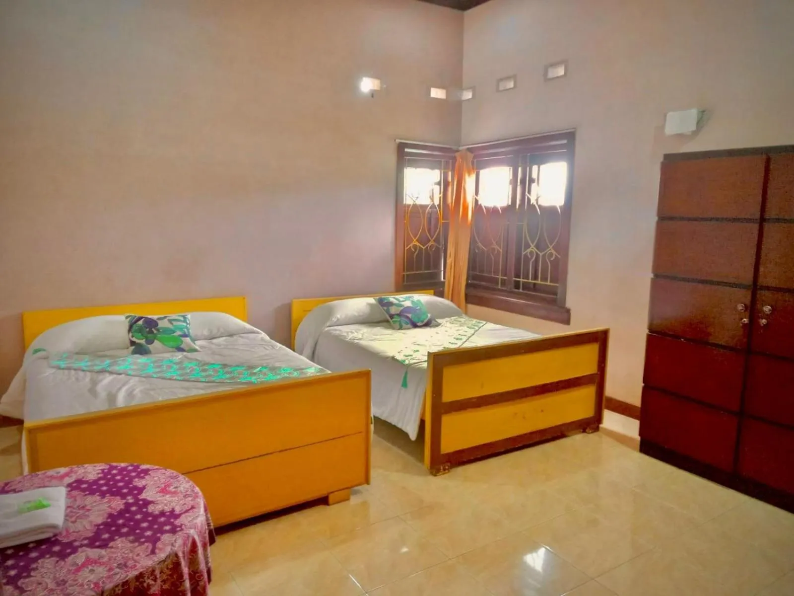 Bed in Hotel Santoso Batu